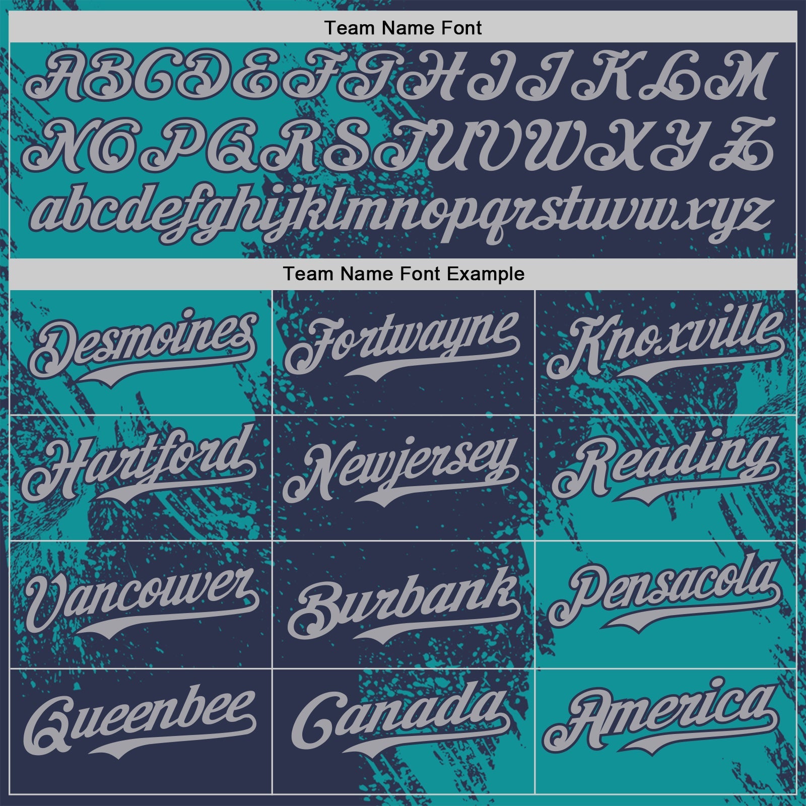 Custom Navy Gray-Teal Abstract Brush Stroke Authentic Baseball Jersey view 4