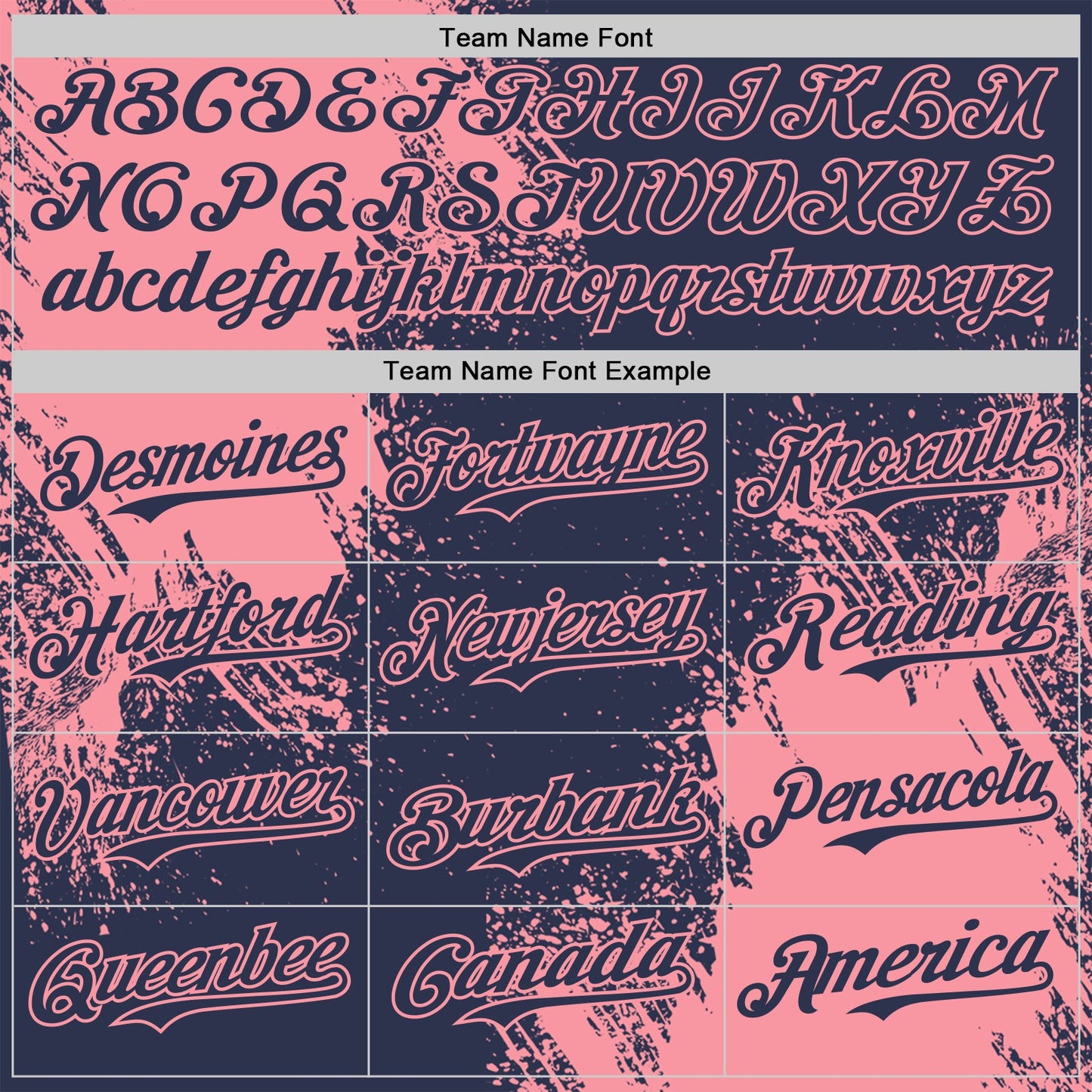 Custom Navy-Medium Pink Abstract Brush Stroke Authentic Baseball Jersey view 4