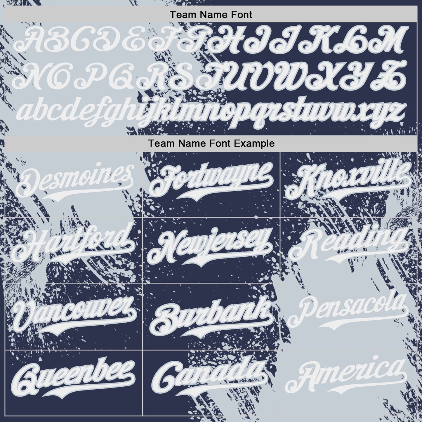 Custom Navy White-Silver Abstract Brush Stroke Authentic Baseball Jersey view 4
