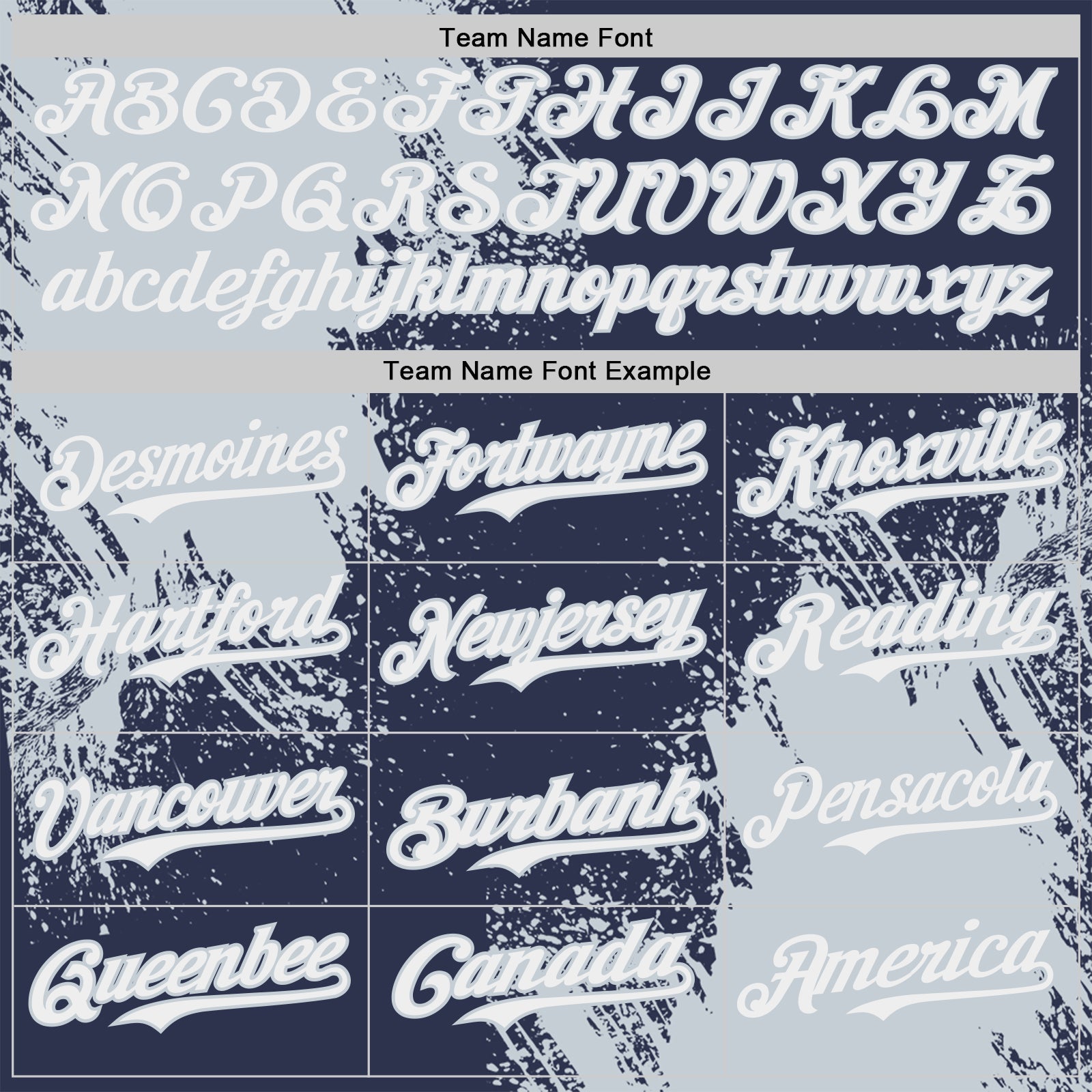 Custom Navy White-Silver Abstract Brush Stroke Authentic Baseball Jersey view 4