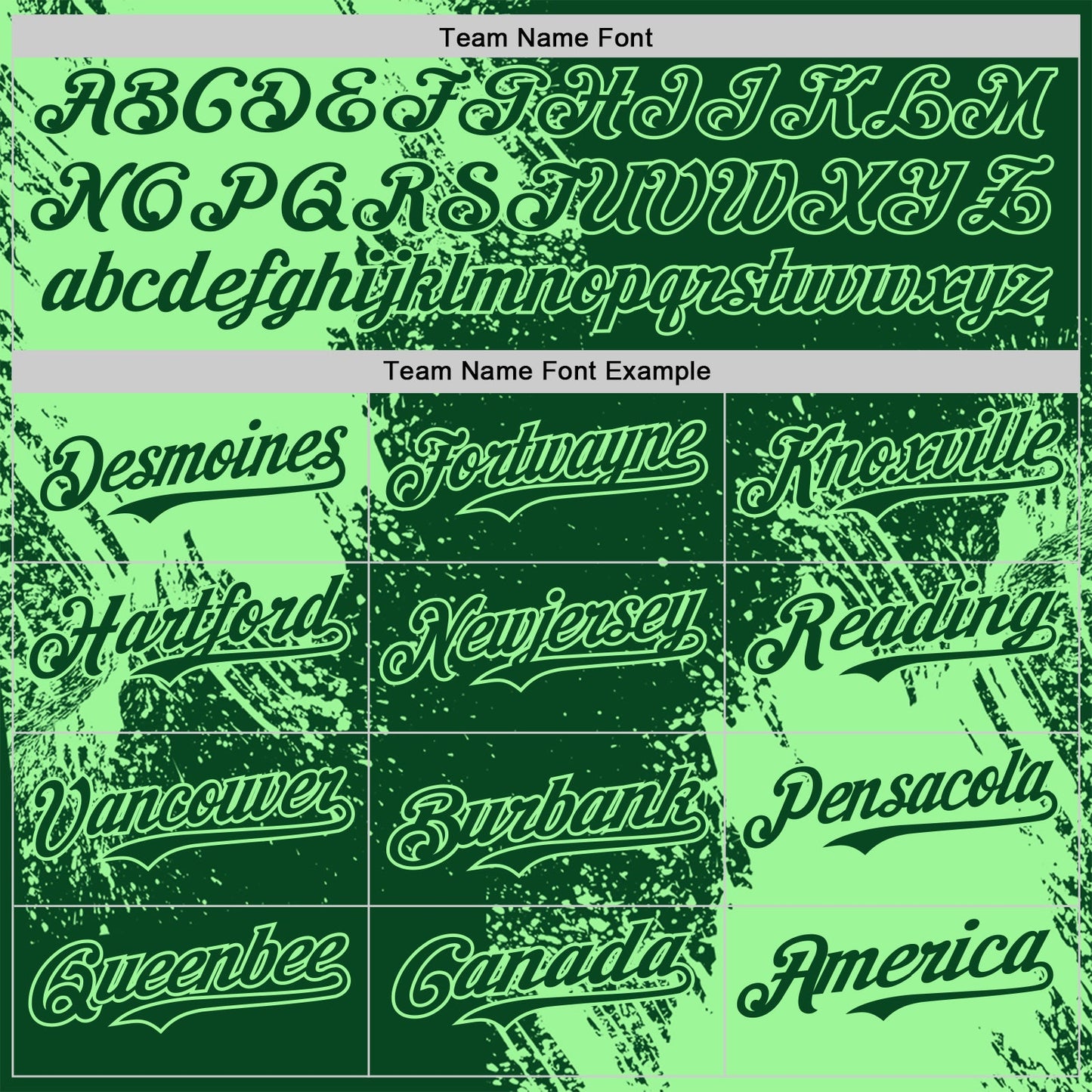 Custom Green-Pea Green Abstract Brush Stroke Authentic Baseball Jersey view 4