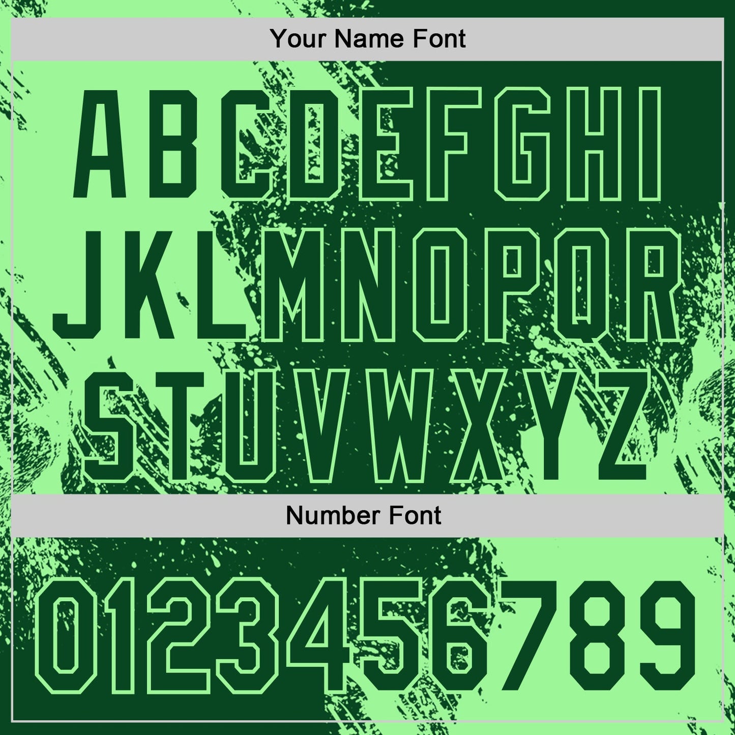 Custom Green-Pea Green Abstract Brush Stroke Authentic Baseball Jersey view 5