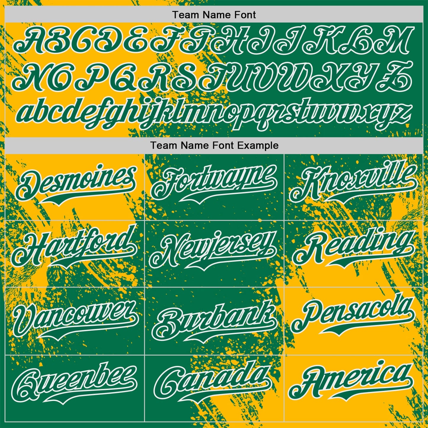 Custom Kelly Green Gold-White Abstract Brush Stroke Authentic Baseball Jersey view 4