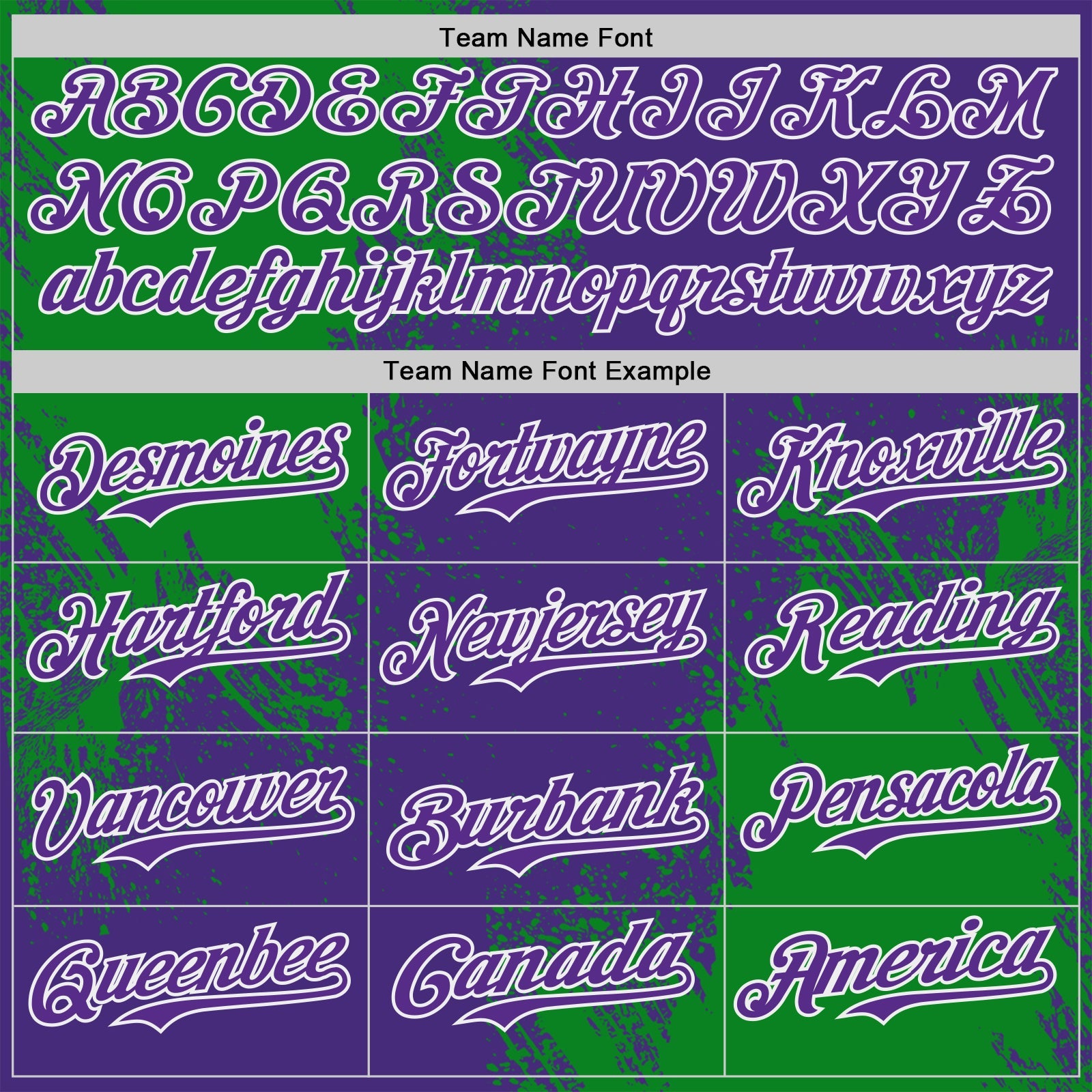 Custom Purple Grass Green-White Abstract Brush Stroke Authentic Baseball Jersey view 4