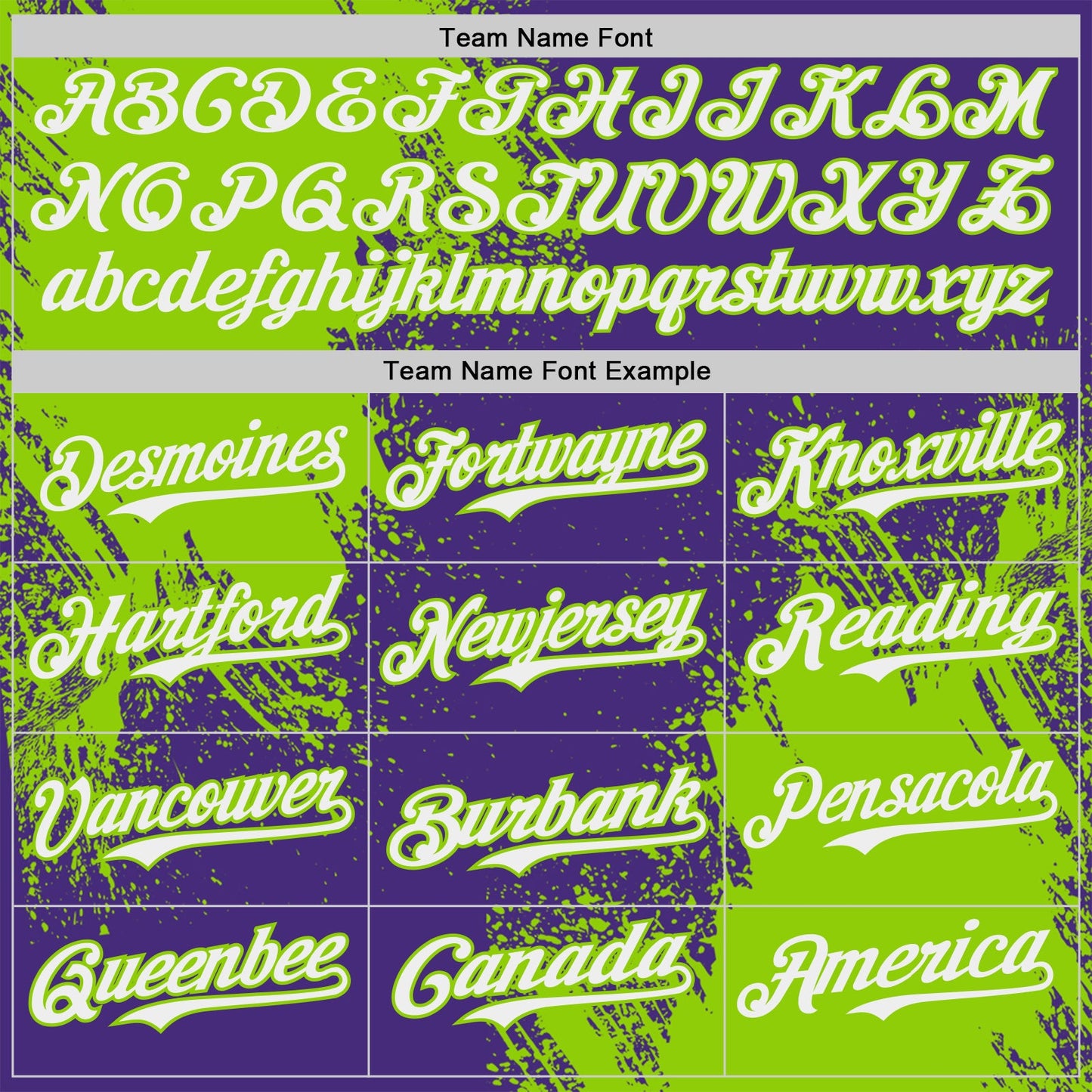 Custom Purple White-Neon Green Abstract Brush Stroke Authentic Baseball Jersey view 4