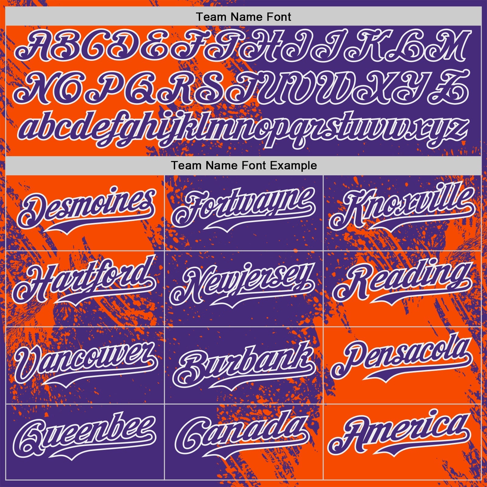 Custom Purple Orange-White Abstract Brush Stroke Authentic Baseball Jersey view 4