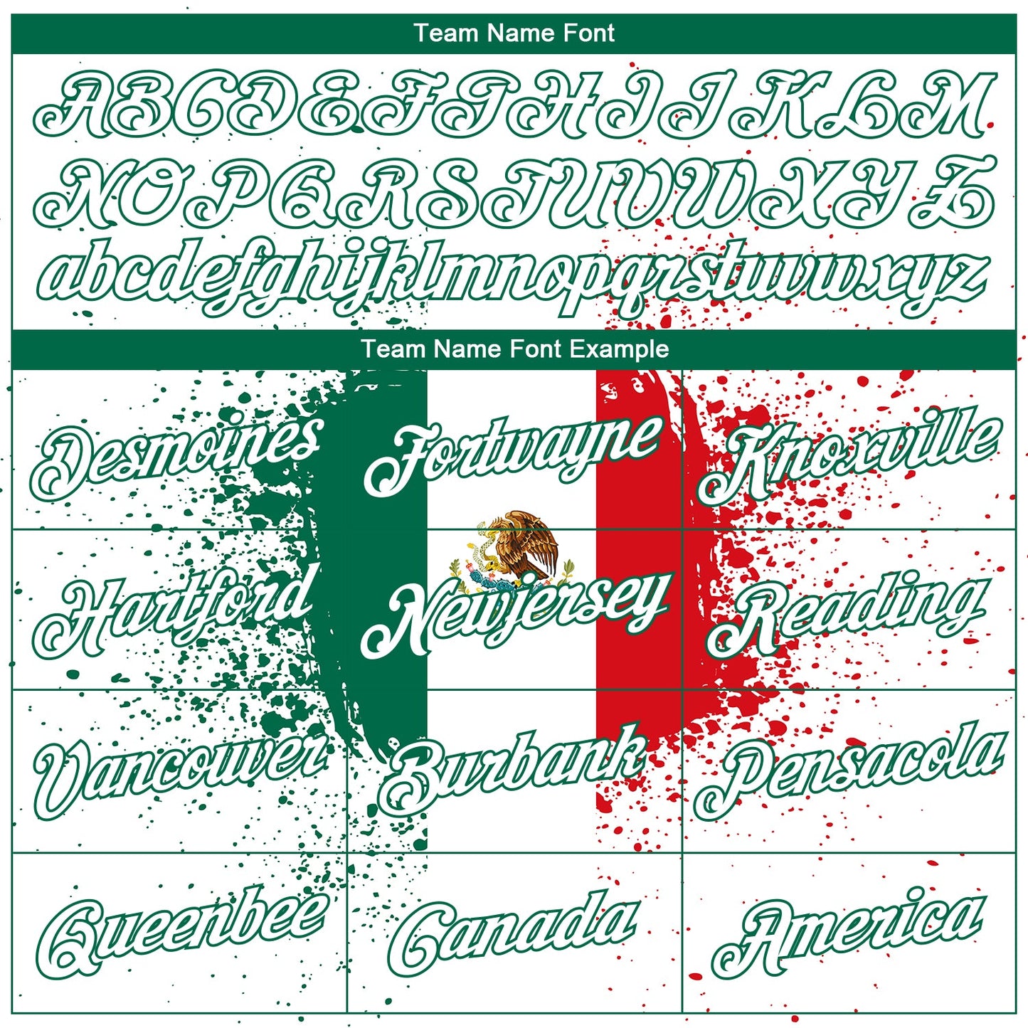 Custom White Kelly Green-Red 3D Mexican Flag Authentic Basketball Jersey view 3