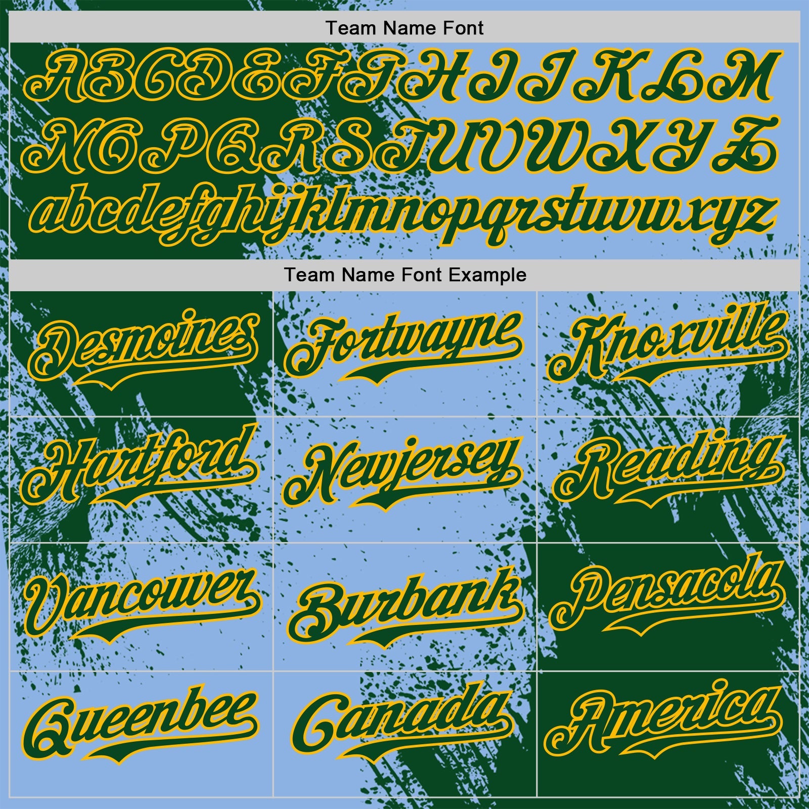 Custom Light Blue Green-Gold Abstract Brush Stroke Authentic Baseball Jersey view 4