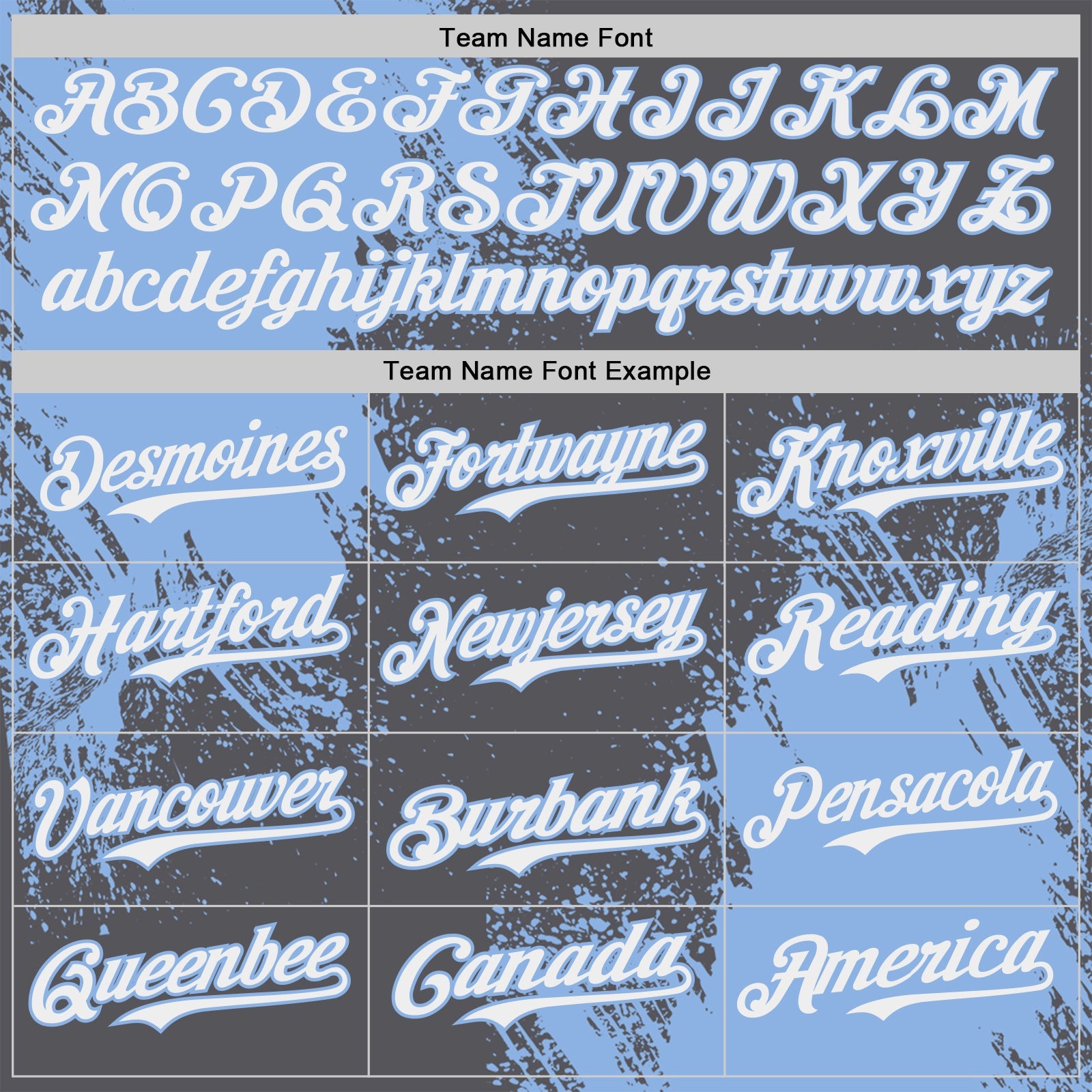 Custom Steel Gray White-Light Blue Abstract Brush Stroke Authentic Baseball Jersey view 4