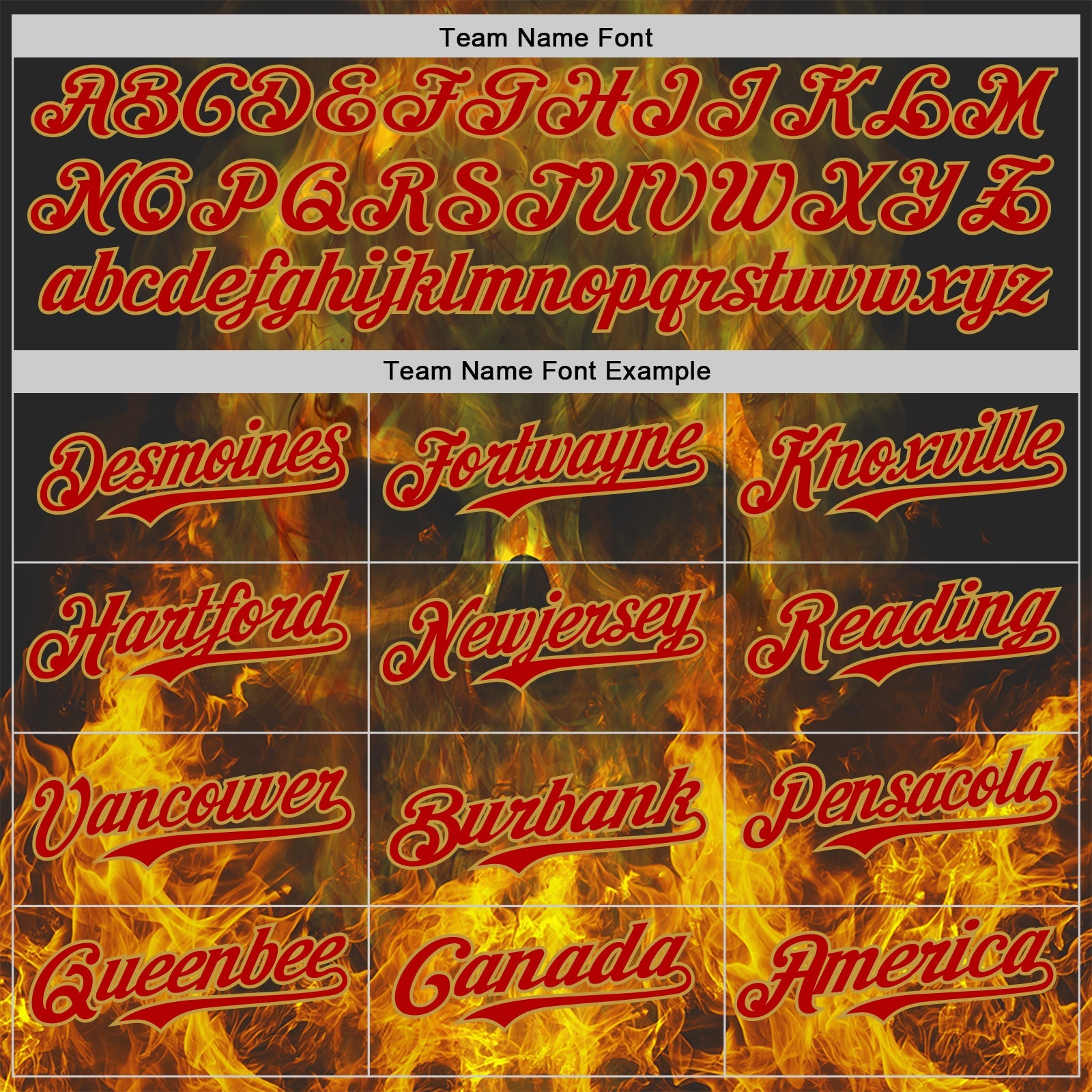 Custom Black Red-Old Gold Flames Skull Authentic Baseball Jersey view 4