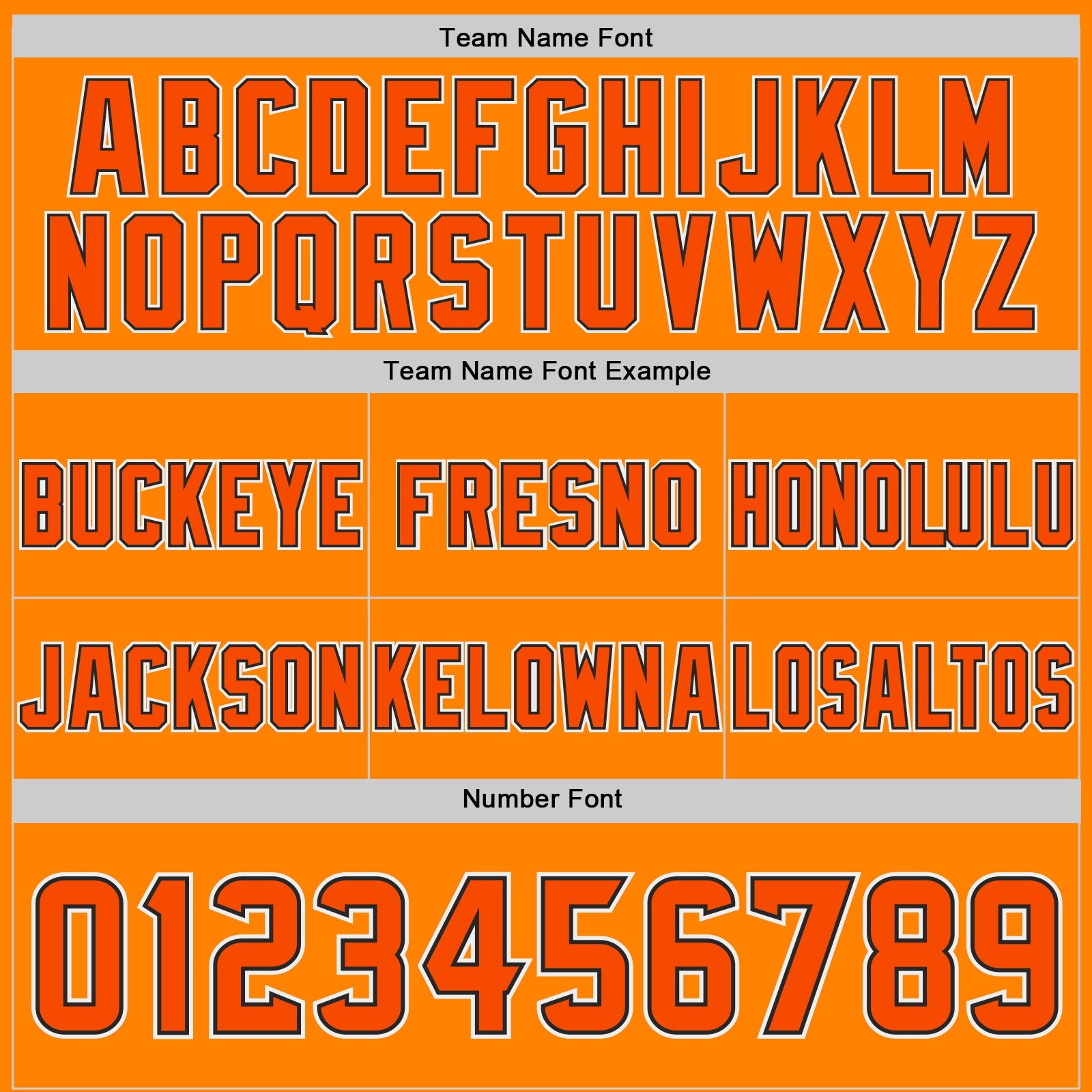 Custom Bay Orange Orange Black-White Authentic Abstract Geometric Lines Gradient Football Jersey view 3
