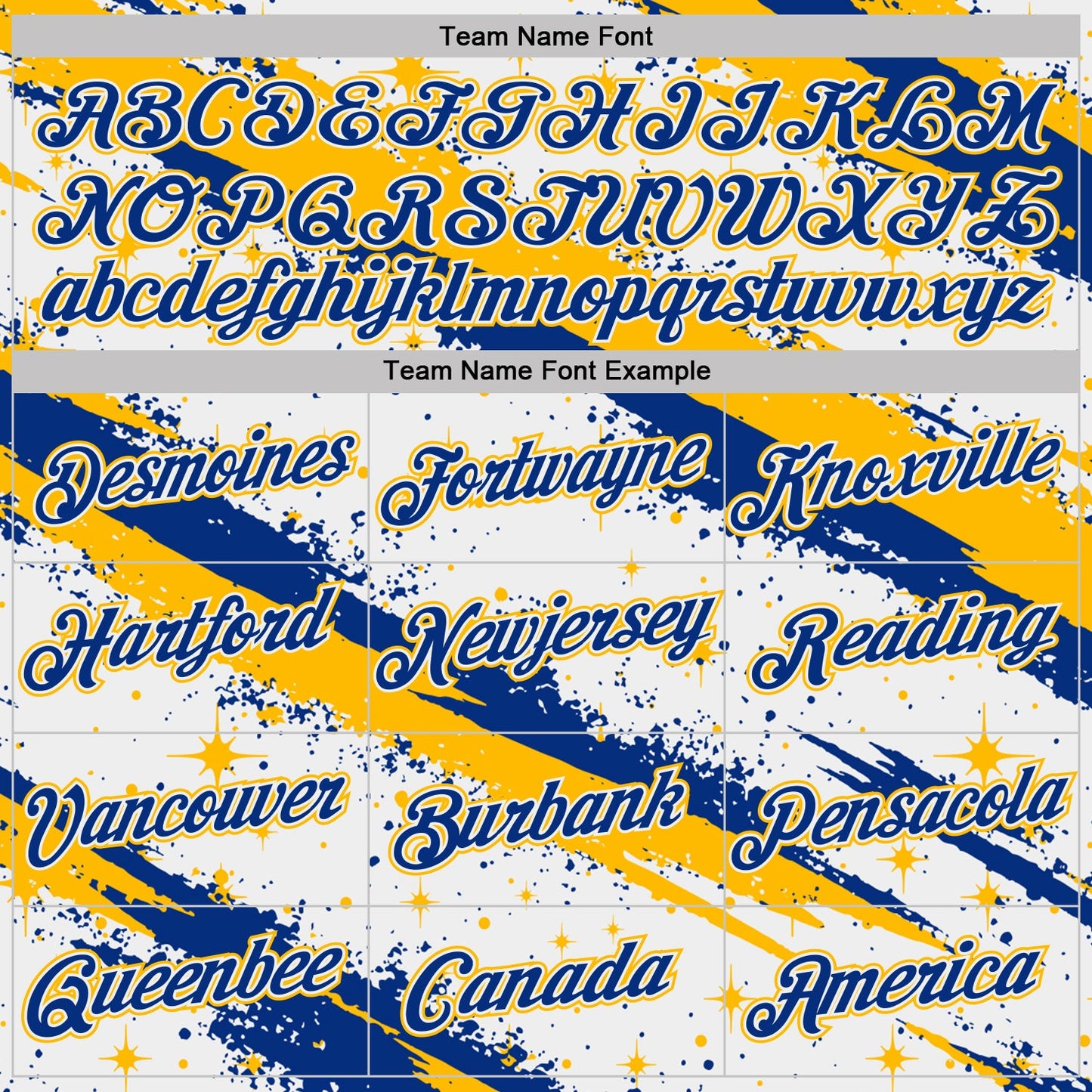 Custom White Royal-Gold Brush Stroke Splatter Starburst Performance T-Shirt view 3