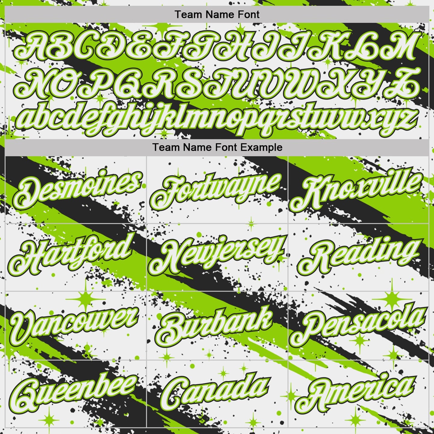 Custom White Neon Green-Black Brush Stroke Splatter Starburst Performance T-Shirt view 3