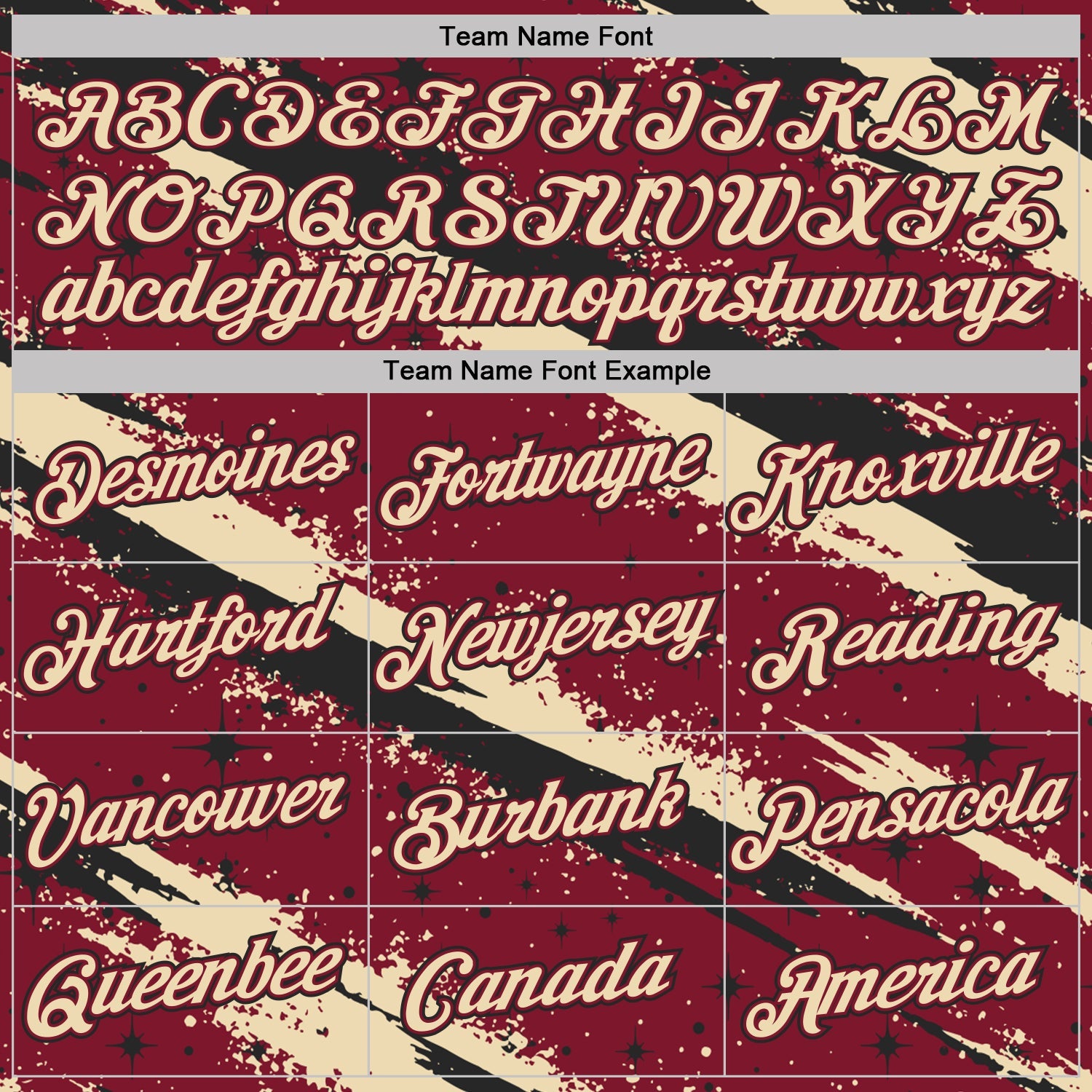 Custom Crimson Cream-Black Brush Stroke Splatter Starburst Performance T-Shirt view 3