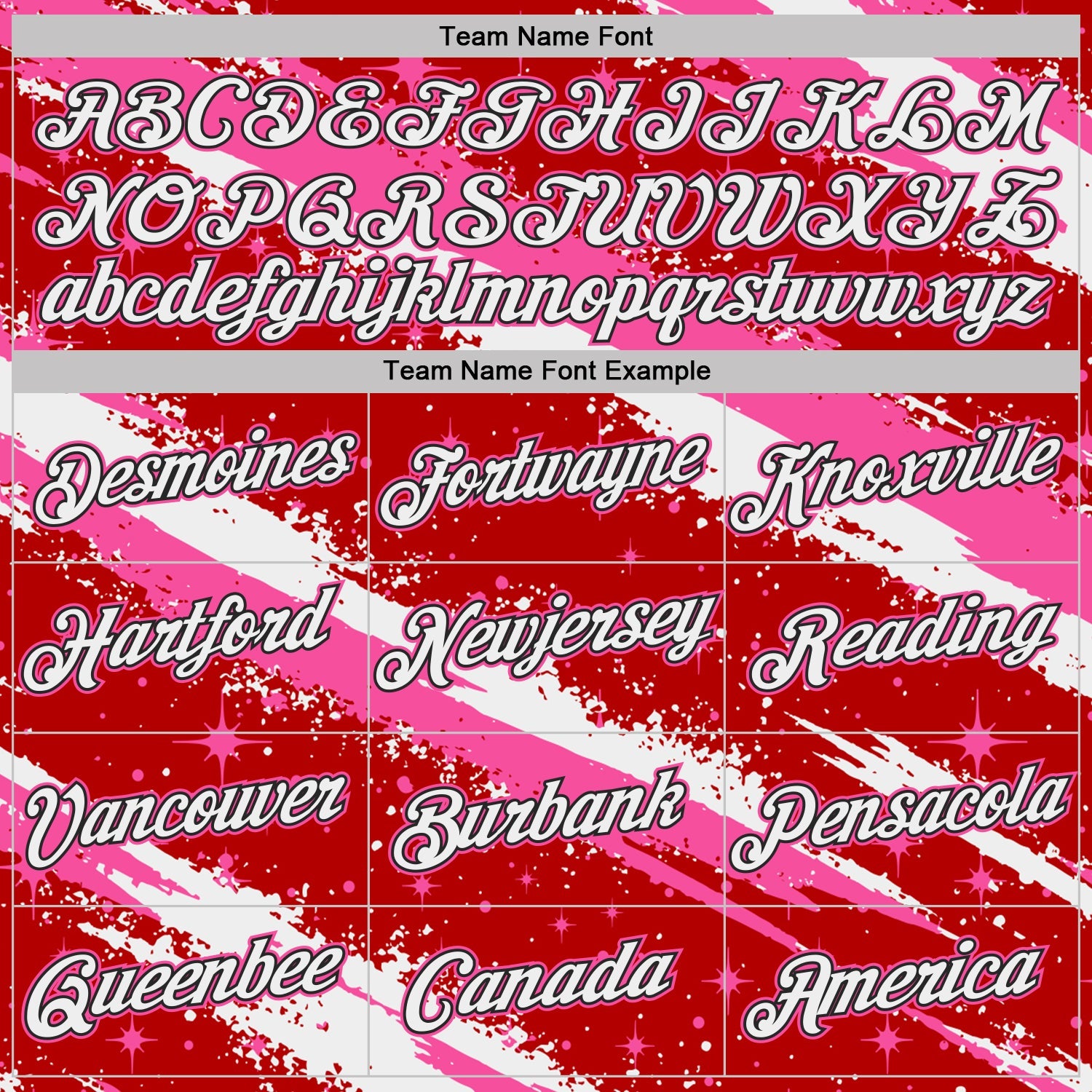 Custom Red White Pink-Black Brush Stroke Splatter Starburst Performance T-Shirt view 3