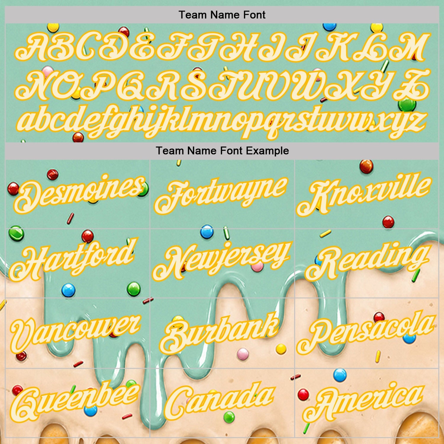 Custom Ice Blue Cream-Gold Ice Cream Waffle Foodie Dessert Performance T-Shirt view 3
