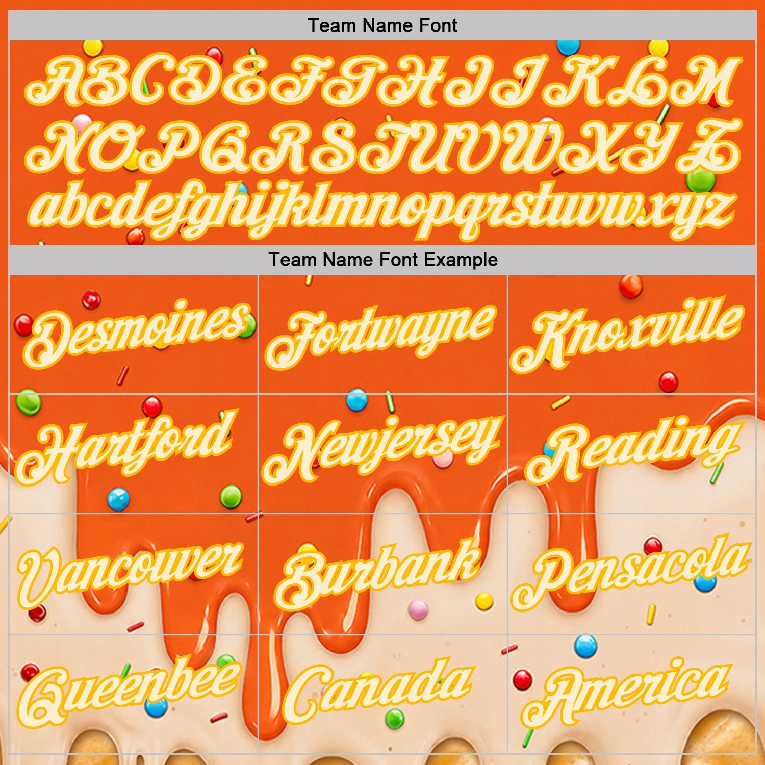 Custom Orange Cream-Gold Ice Cream Waffle Foodie Dessert Performance T-Shirt view 3
