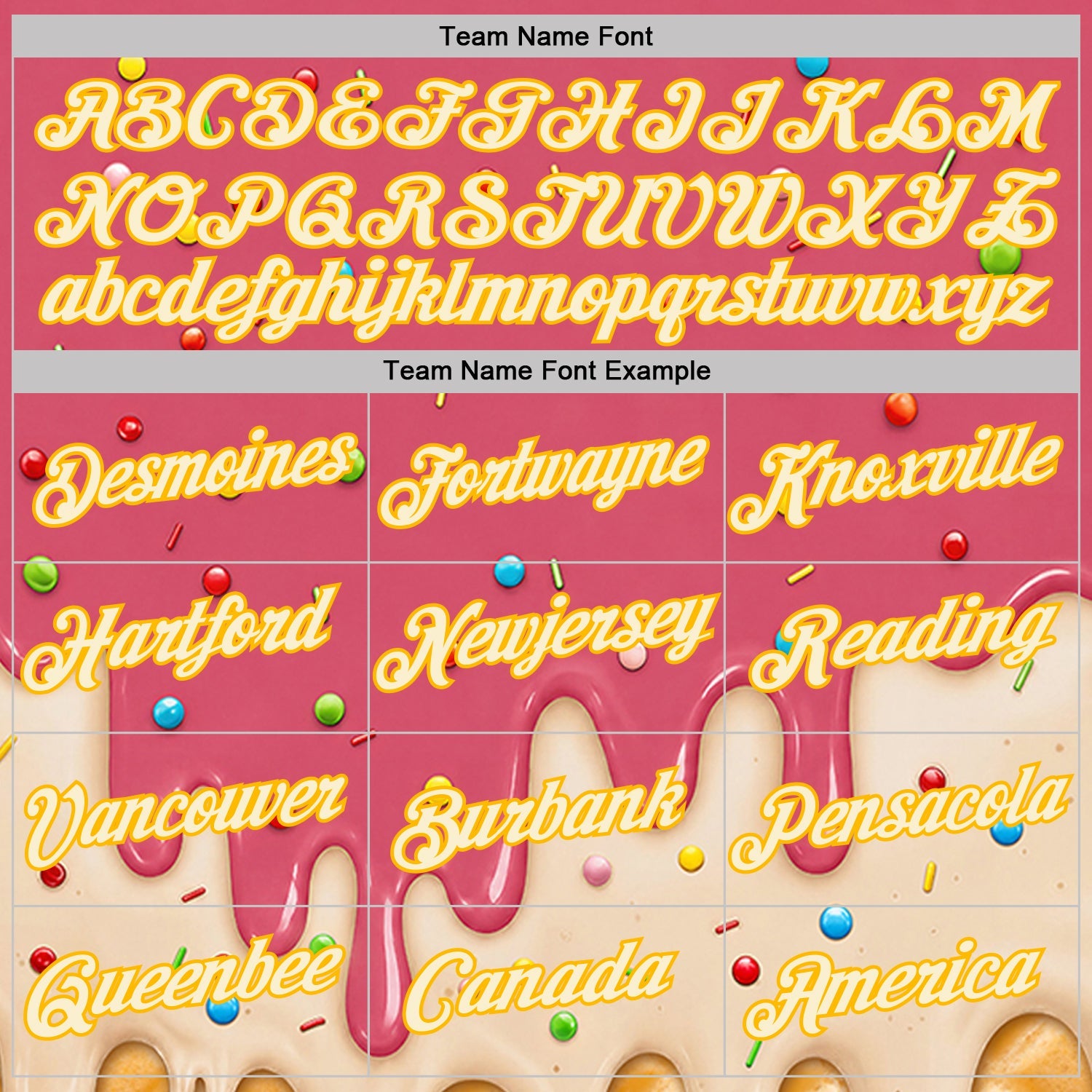 Custom Medium Red Cream-Gold Ice Cream Waffle Foodie Dessert Performance T-Shirt view 3