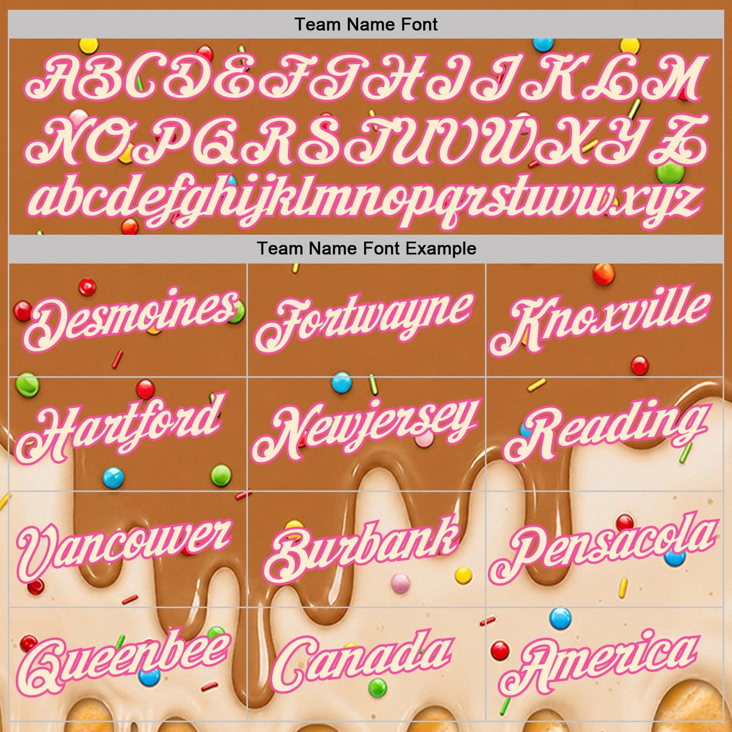 Custom Chocolate Brown Cream-Pink Ice Cream Waffle Foodie Dessert Performance T-Shirt view 3