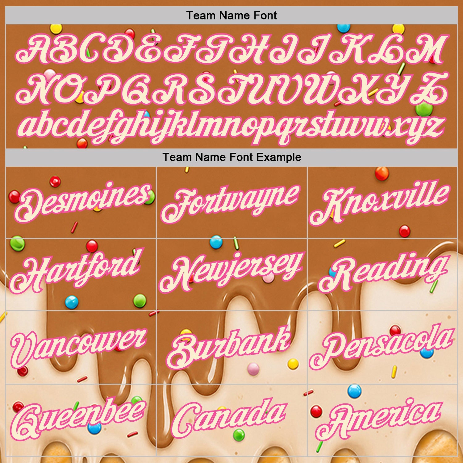 Custom Chocolate Brown Cream-Pink Ice Cream Waffle Foodie Dessert Performance T-Shirt view 3
