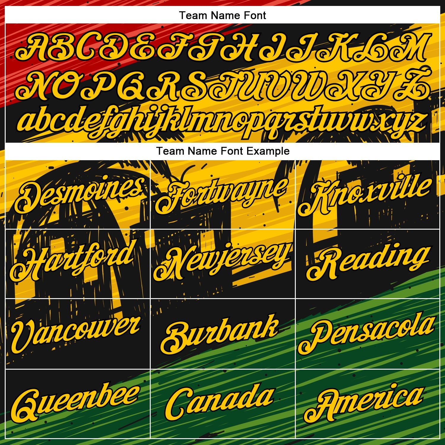 Custom Black Yellow 3D Pattern Design Black History Month Performance T-Shirt view 3