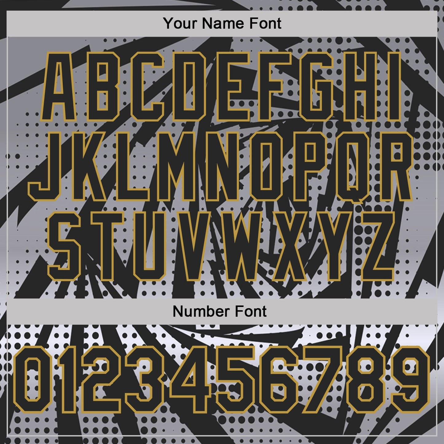 Custom Black Gray-Old Gold Lightning Gradient Dot Performance T-Shirt view 4