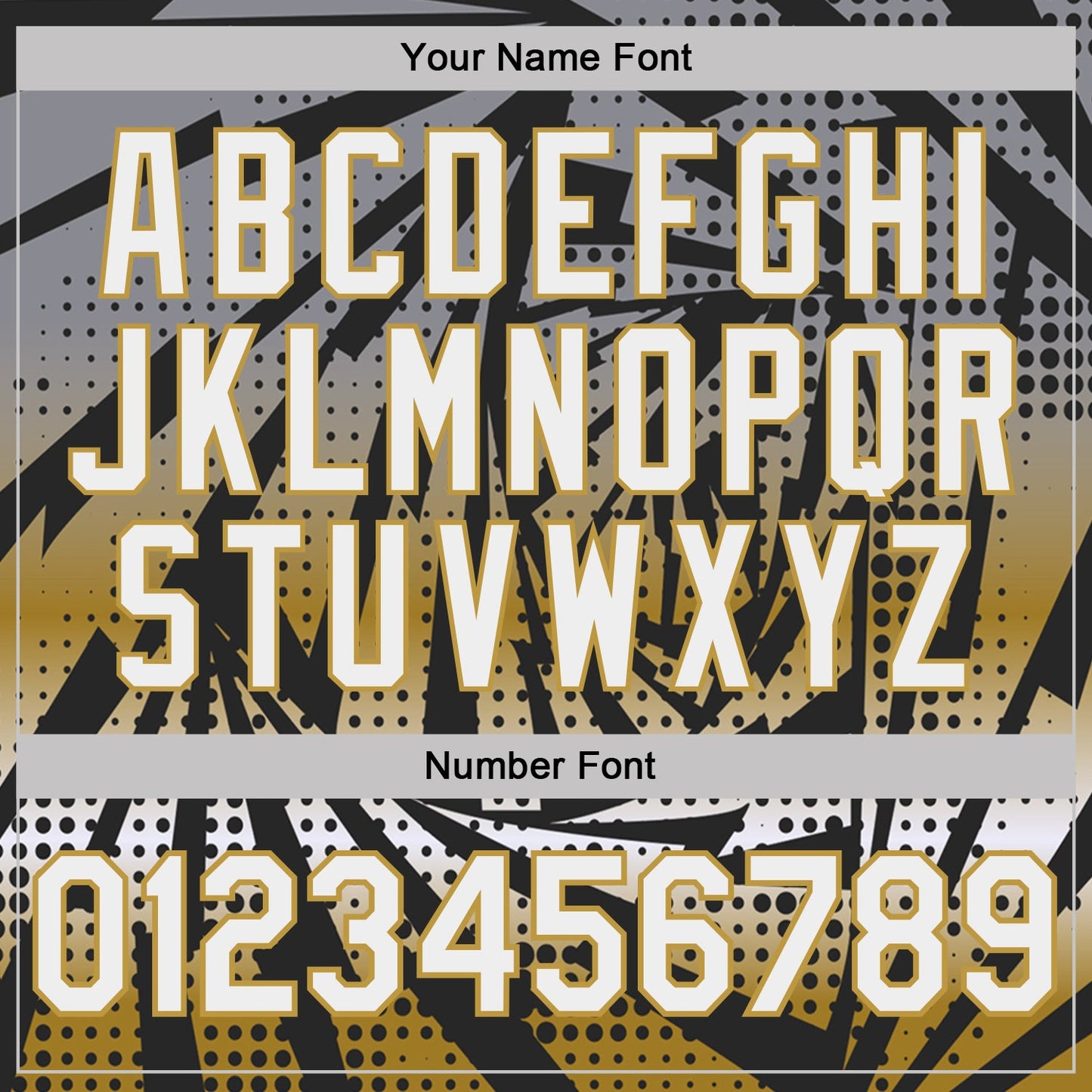 Custom Black White-Old Gold Lightning Gradient Dot Performance T-Shirt view 4