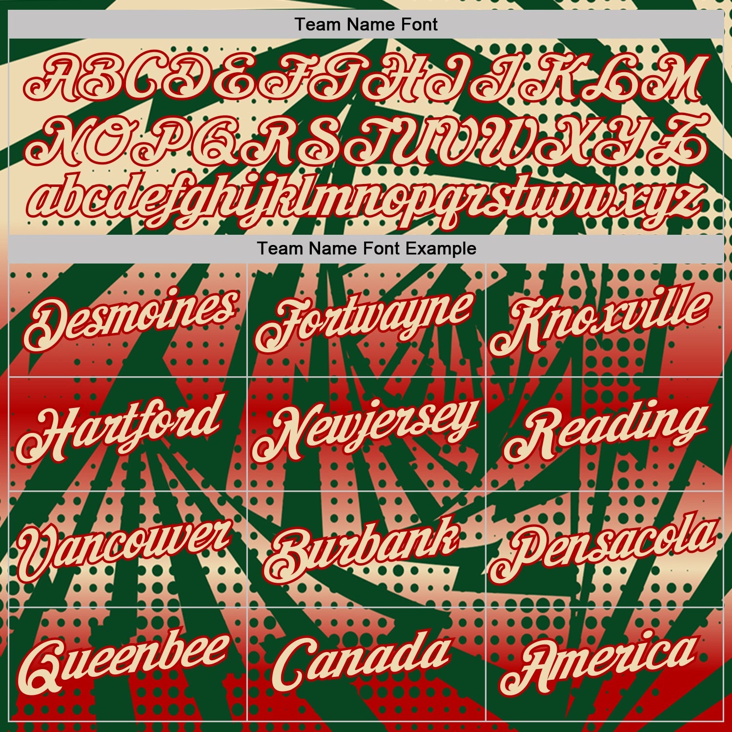 Custom Green Cream-Red Lightning Gradient Dot Performance T-Shirt view 3