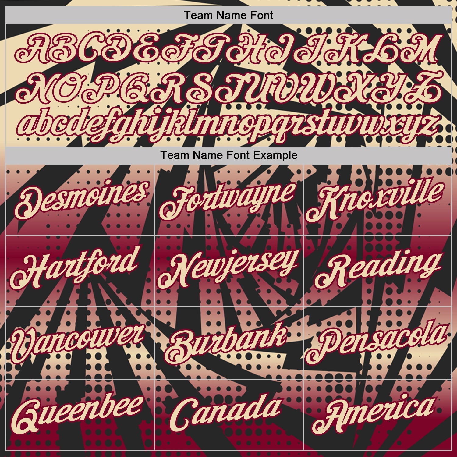 Custom Black Cream-Maroon Lightning Gradient Dot Performance T-Shirt view 3