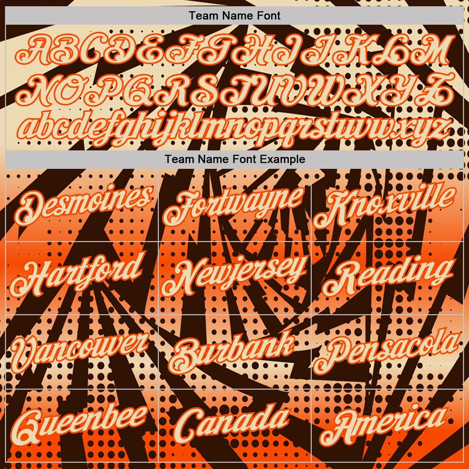 Custom Brown Cream-Orange Lightning Gradient Dot Performance T-Shirt view 3