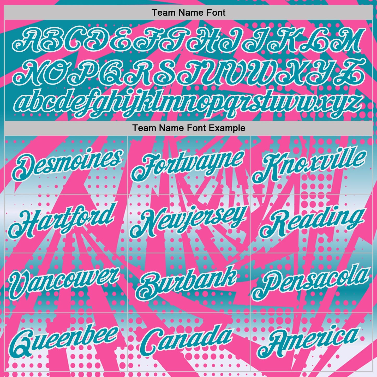 Custom Pink Teal-White Lightning Gradient Dot Performance T-Shirt view 3