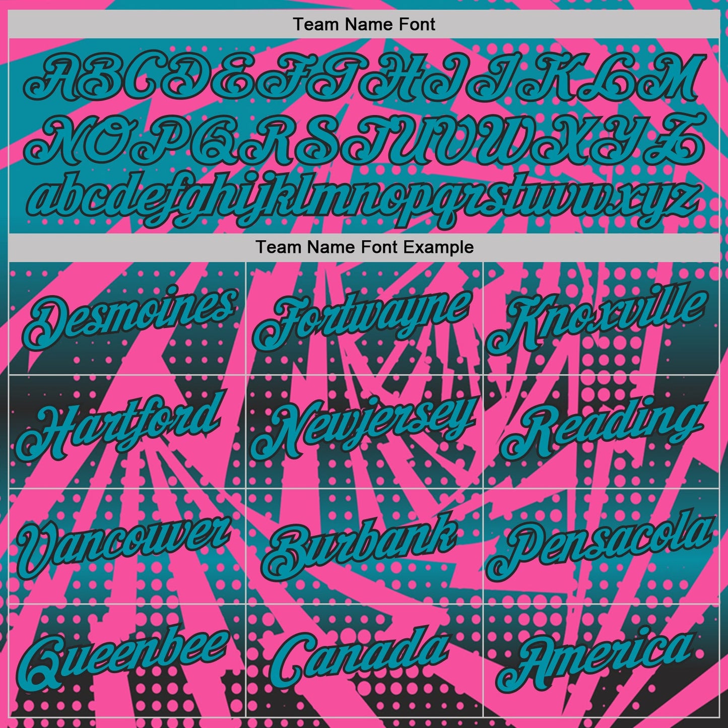 Custom Pink Teal-Black Lightning Gradient Dot Performance T-Shirt view 3