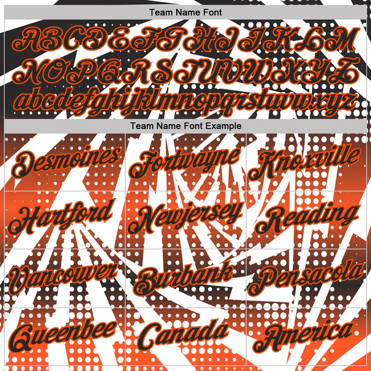 Custom White Black-Orange Lightning Gradient Dot Performance T-Shirt view 3