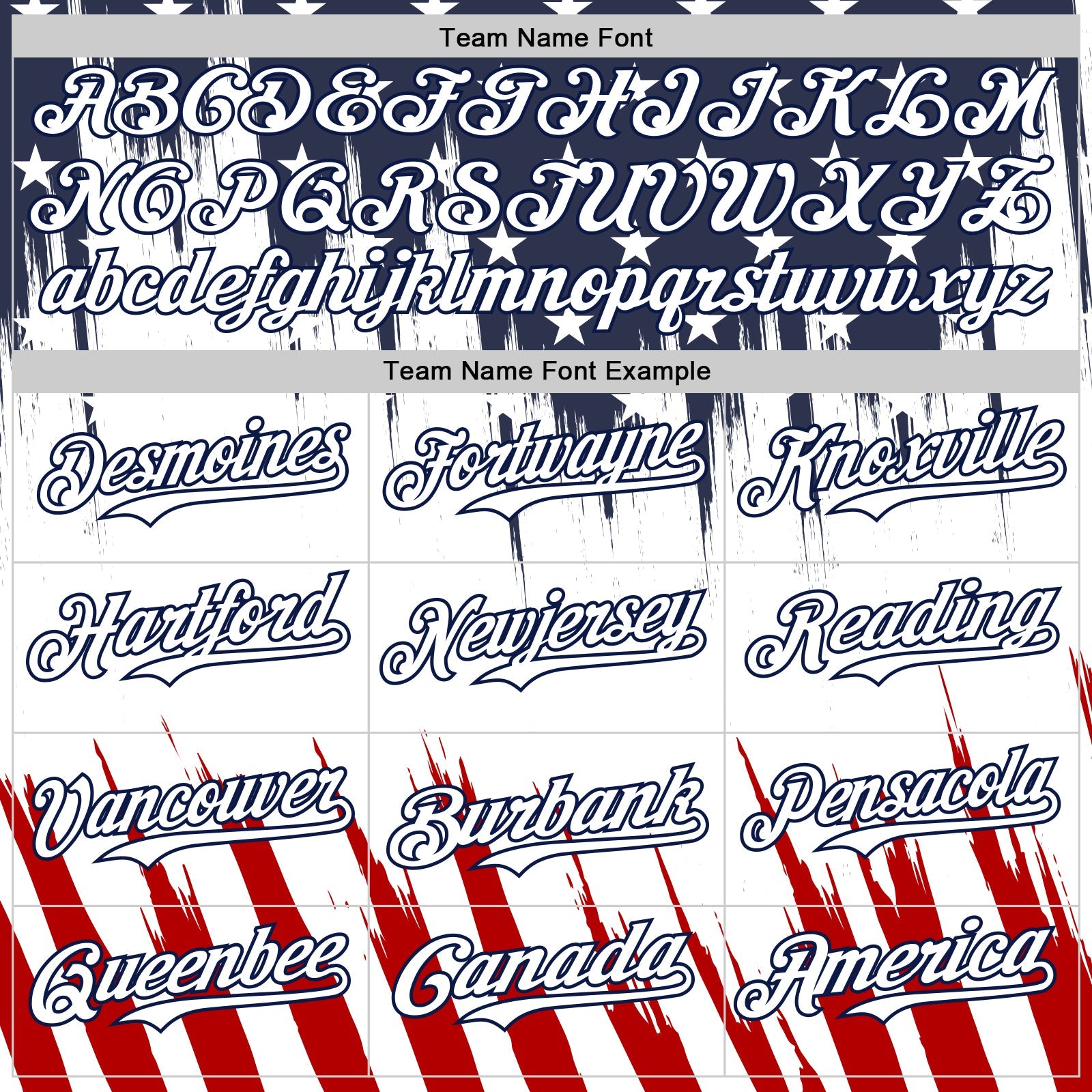 Custom Navy Red-White USA American Flag Authentic Baseball Jersey view 4