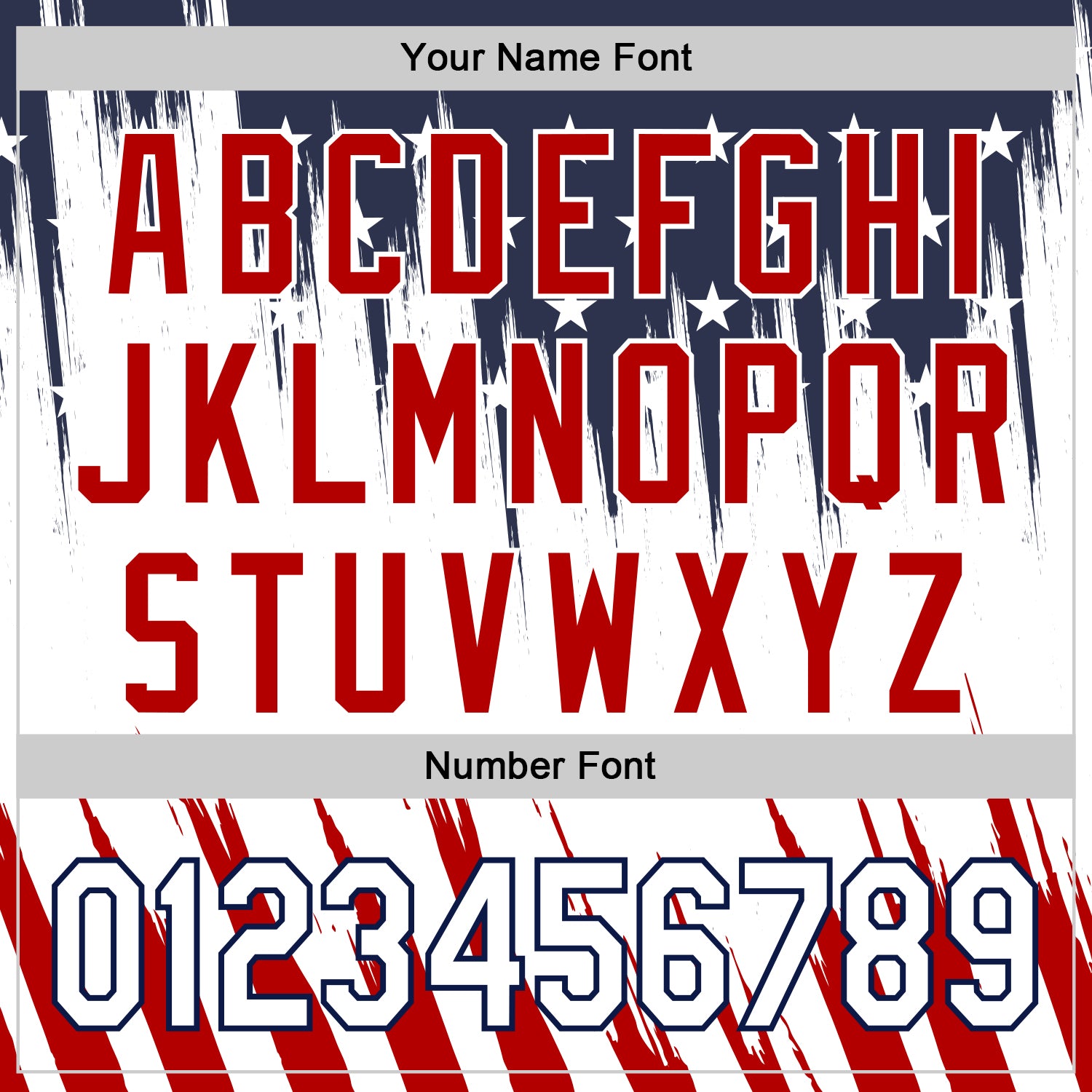 Custom Navy Red-White USA American Flag Authentic Baseball Jersey view 5