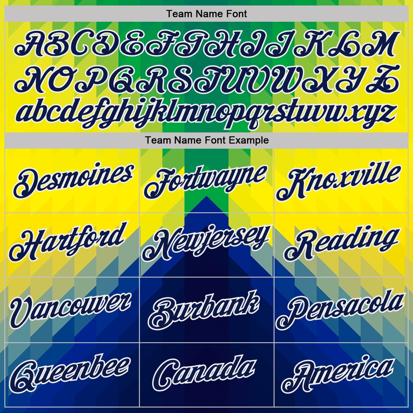 Custom Green Navy Blue-White Geometric Gradient Digital Mosaic Performance T-Shirt view 3