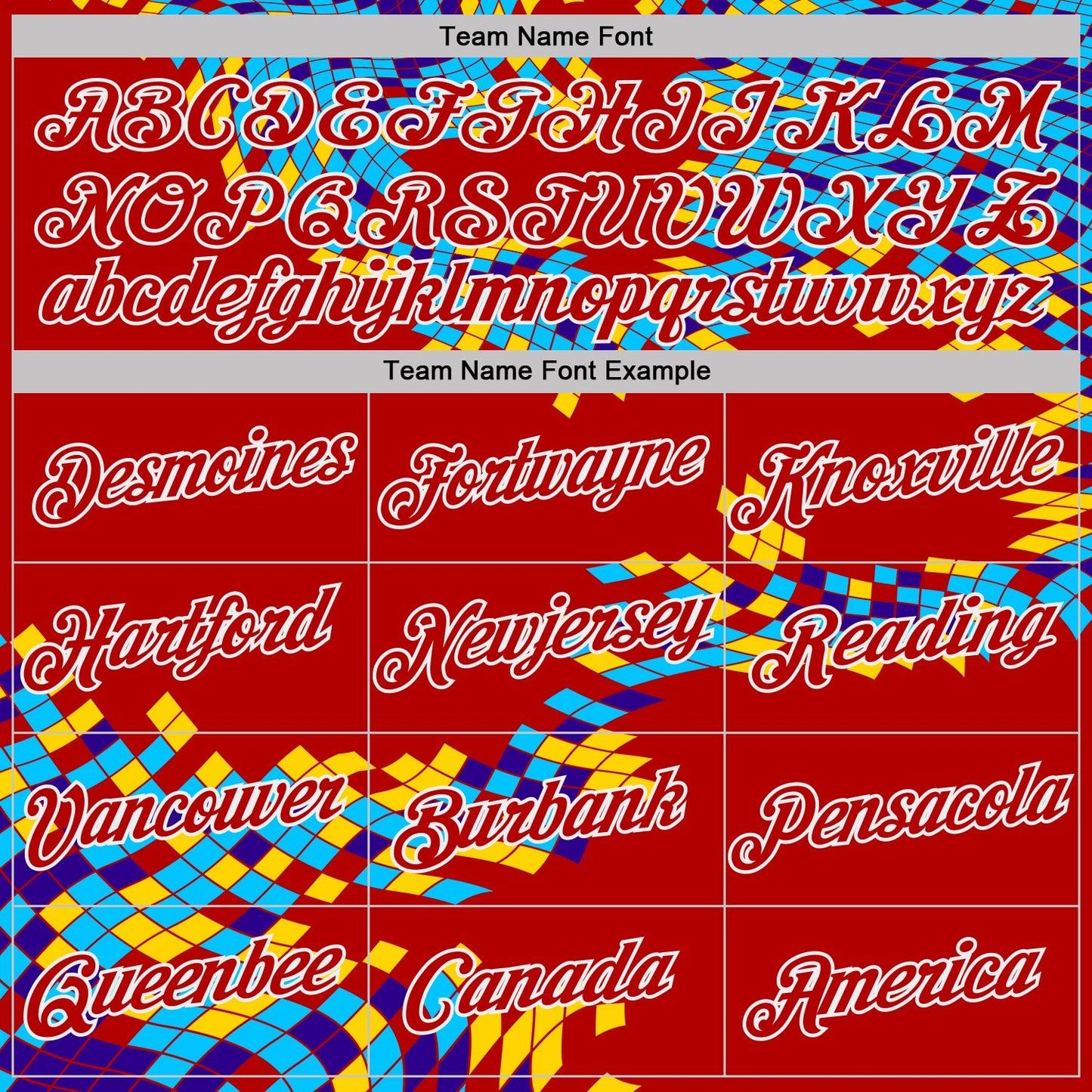 Custom Red Blue Yellow-White Geometric Digital Mosaic Performance T-Shirt view 3