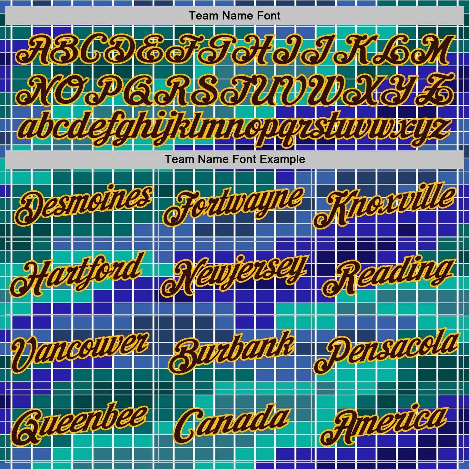 Custom White Brown Green Blue-Gold Geometric Digital Mosaic Performance T-Shirt view 3