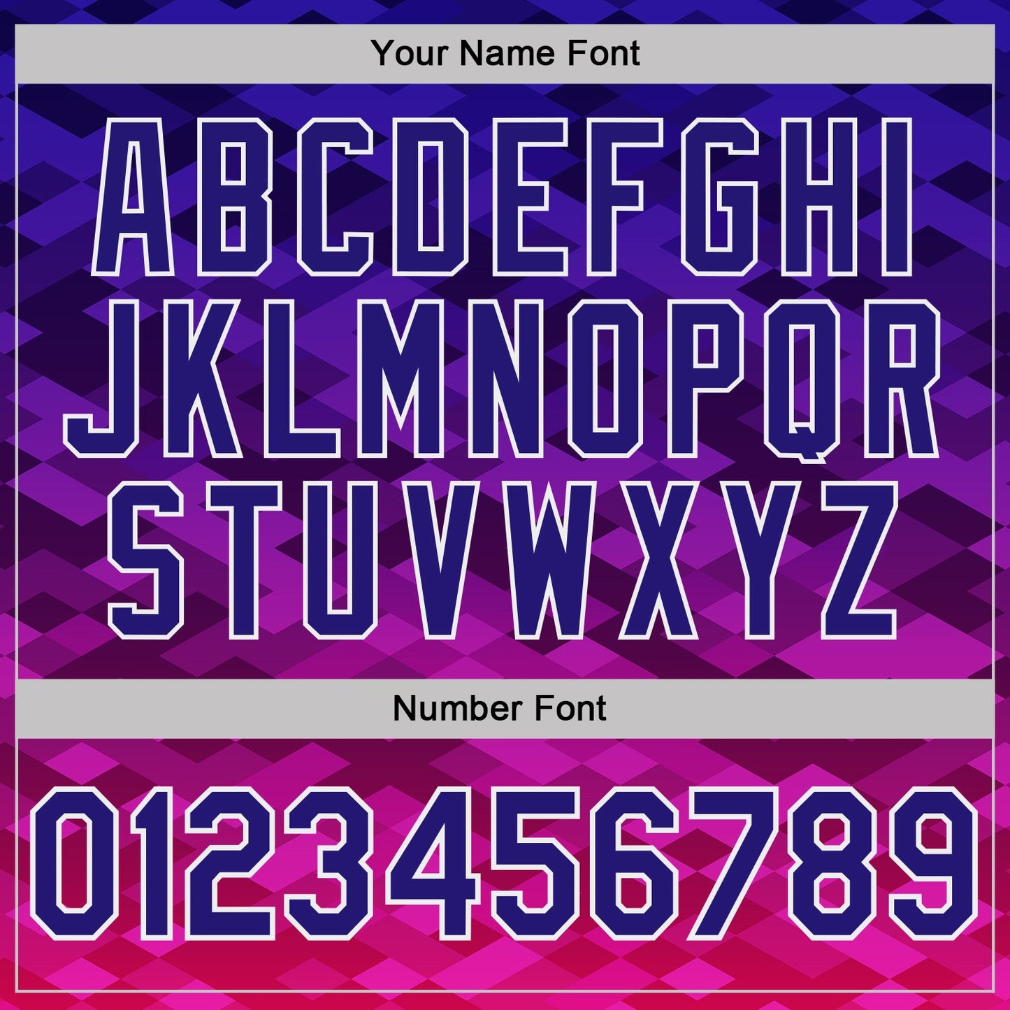 Custom Purple Dark Purple Pink-White Geometric Gradient Digital Mosaic Performance T-Shirt view 4