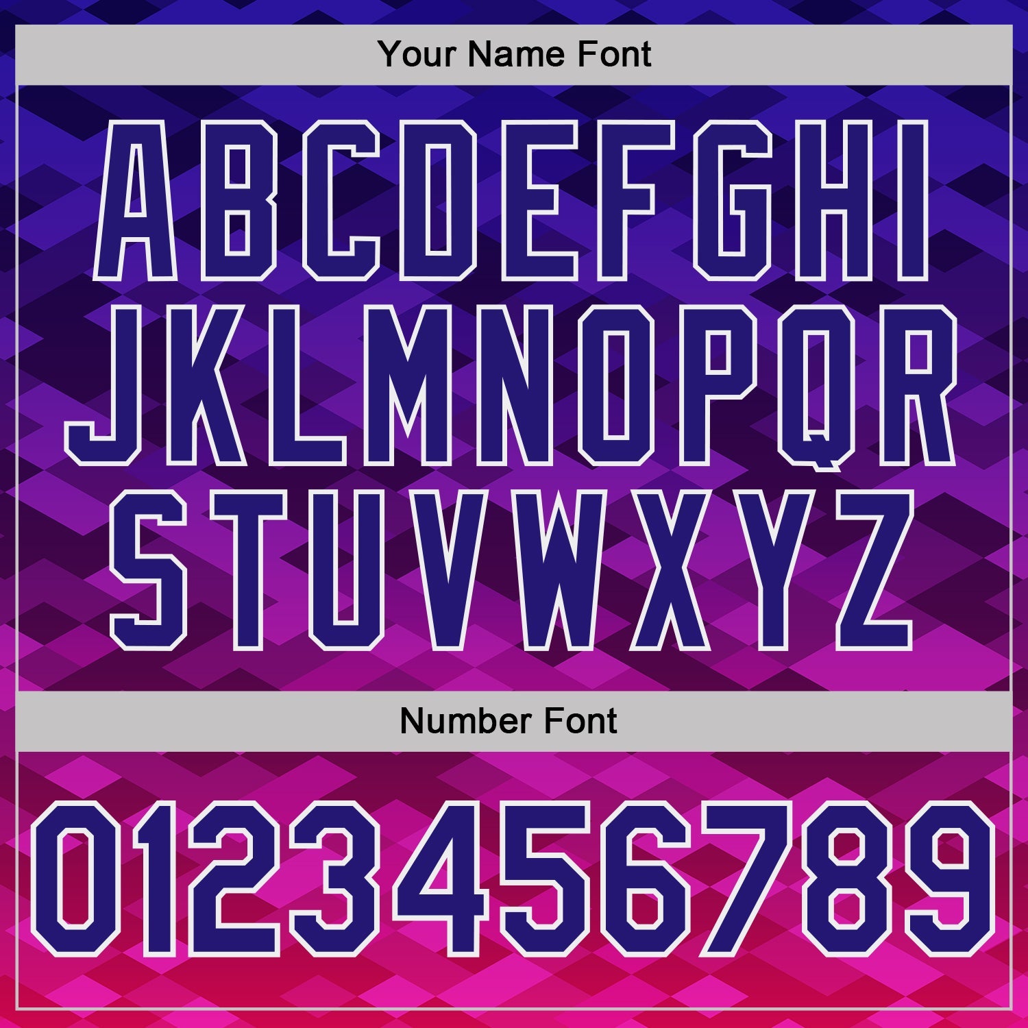 Custom Purple Dark Purple Pink-White Geometric Gradient Digital Mosaic Performance T-Shirt view 4