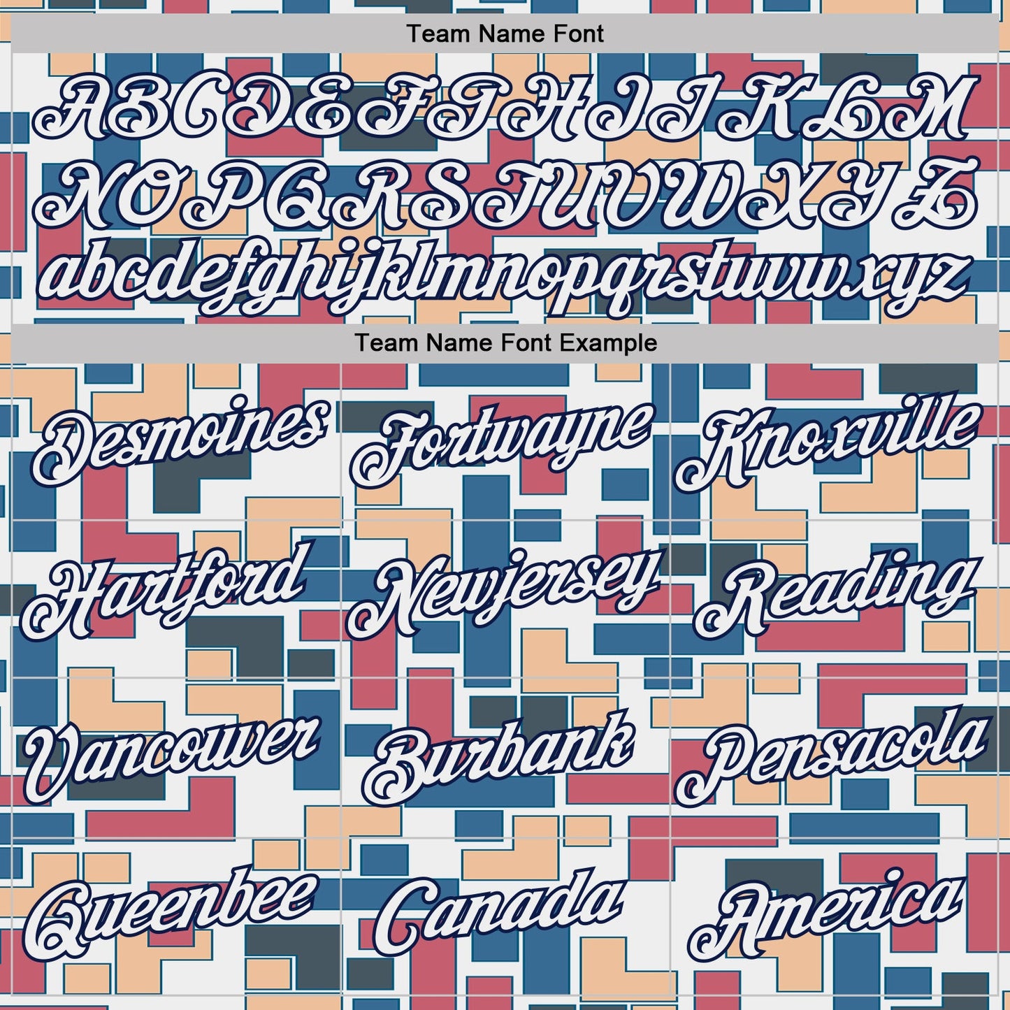 Custom White Blue Pink-Navy Geometric Digital Mosaic Performance T-Shirt view 3