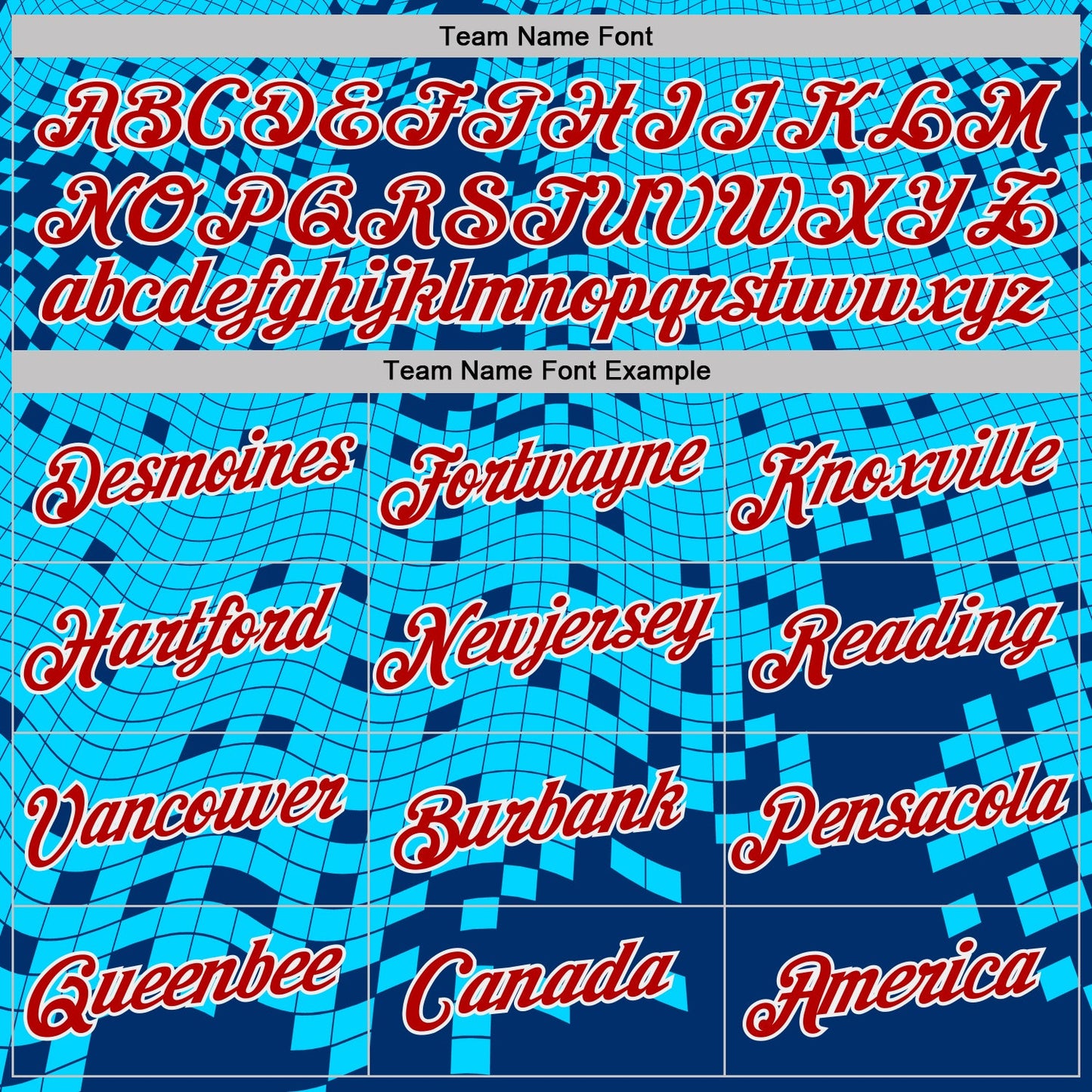 Custom Blue Red-White Geometric Digital Mosaic Performance T-Shirt view 3