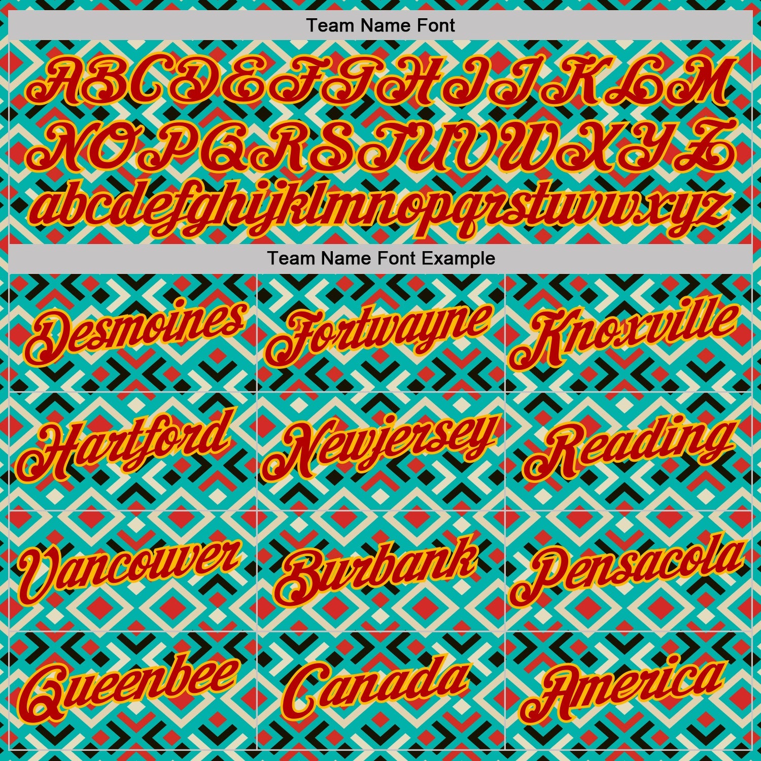 Custom Aqua Red-Gold Geometric Digital Mosaic Performance T-Shirt view 3