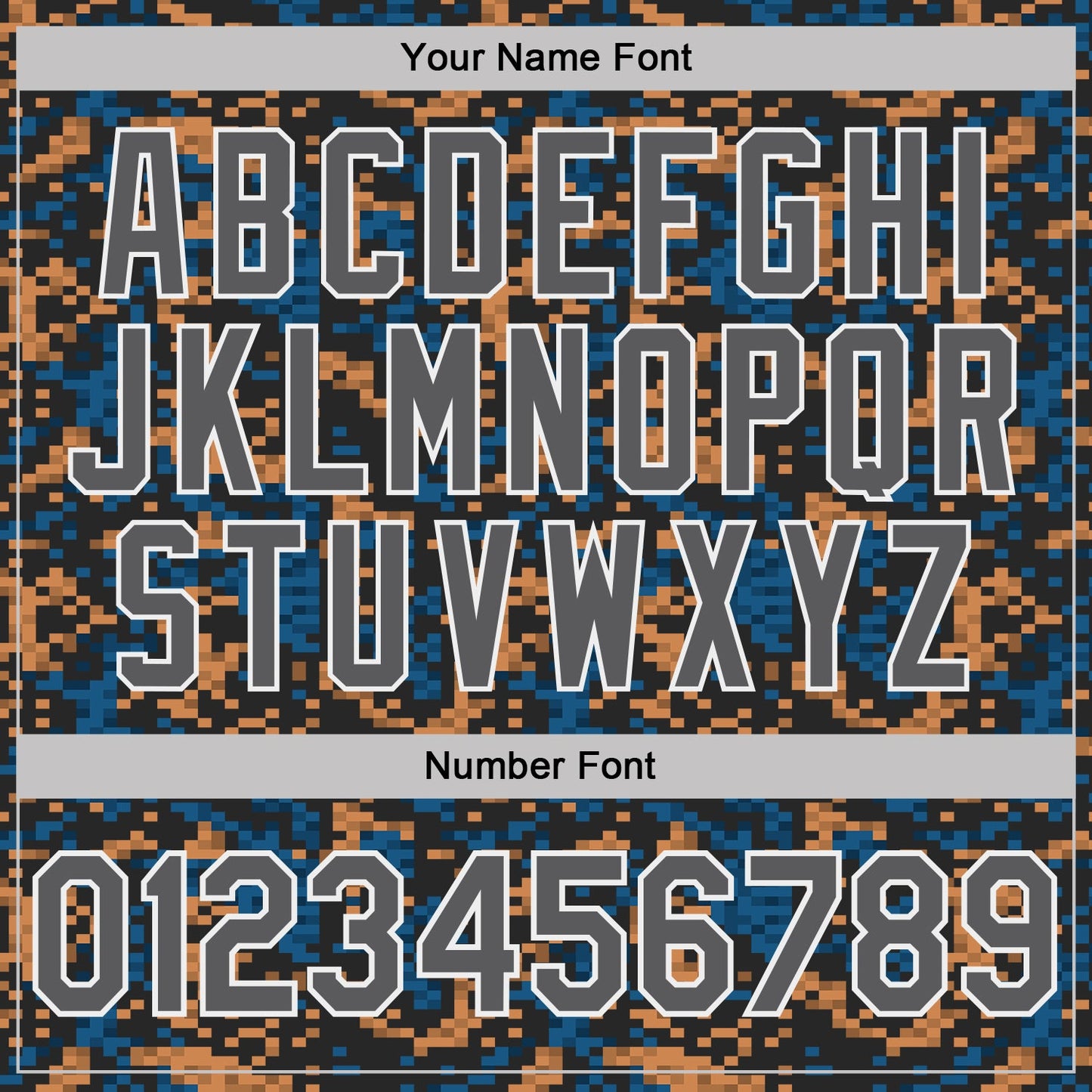 Custom Black Steel Gray Blue Brown-White Geometric Digital Mosaic Performance T-Shirt view 4