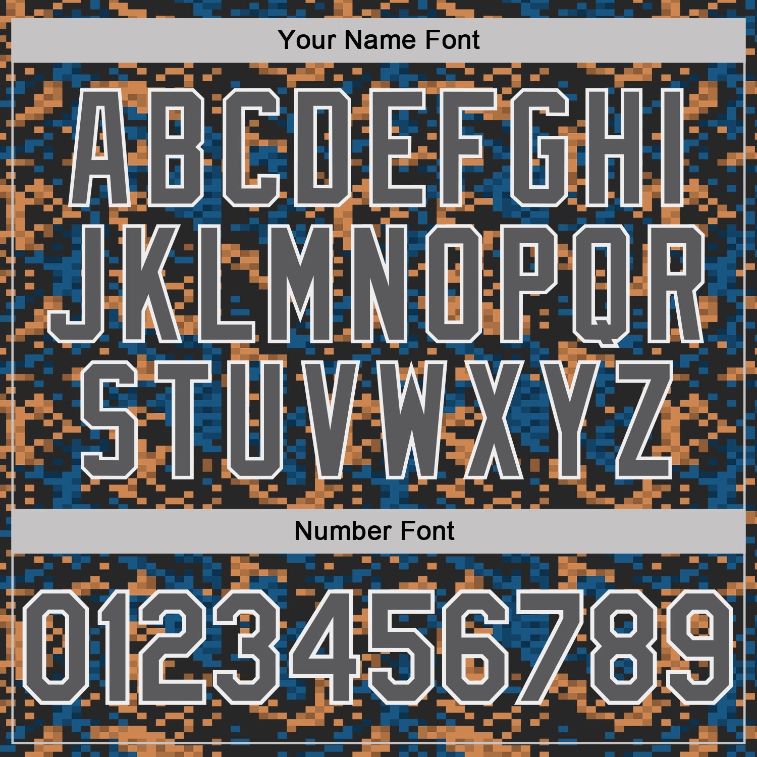 Custom Black Steel Gray Blue Brown-White Geometric Digital Mosaic Performance T-Shirt view 4