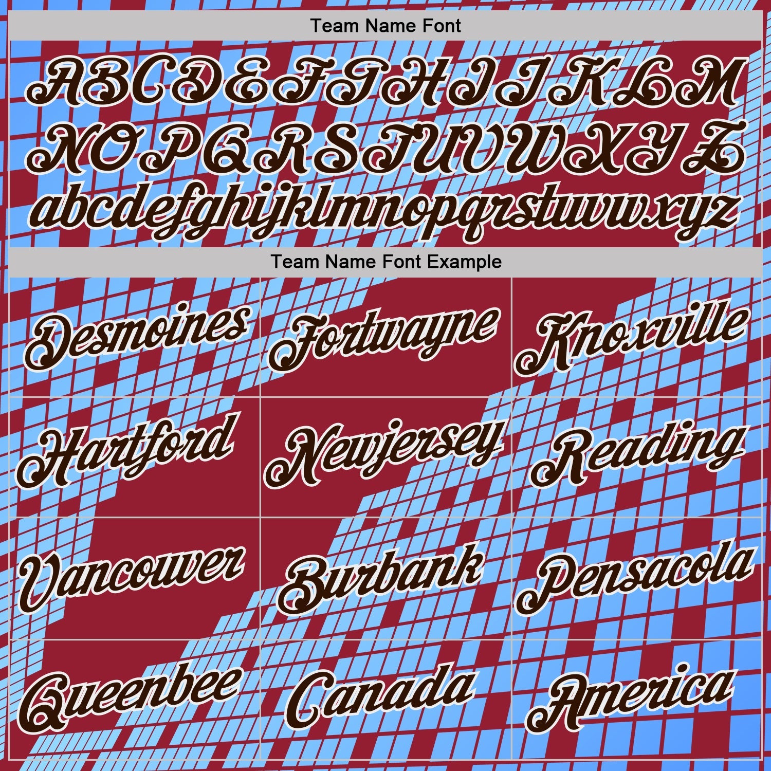 Custom Cardinal Brown Blue-White Geometric Digital Mosaic Performance T-Shirt view 3