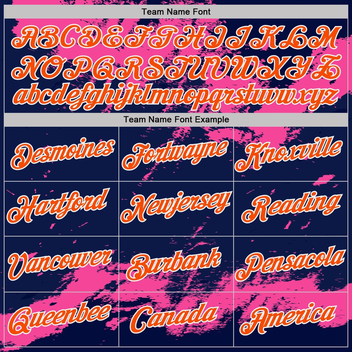 Custom Navy Orange Pink-White Grunge Paint Splatter Performance T-Shirt view 3