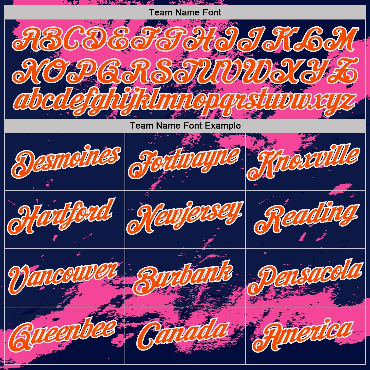 Custom Navy Orange Pink-White Grunge Paint Splatter Performance T-Shirt view 3