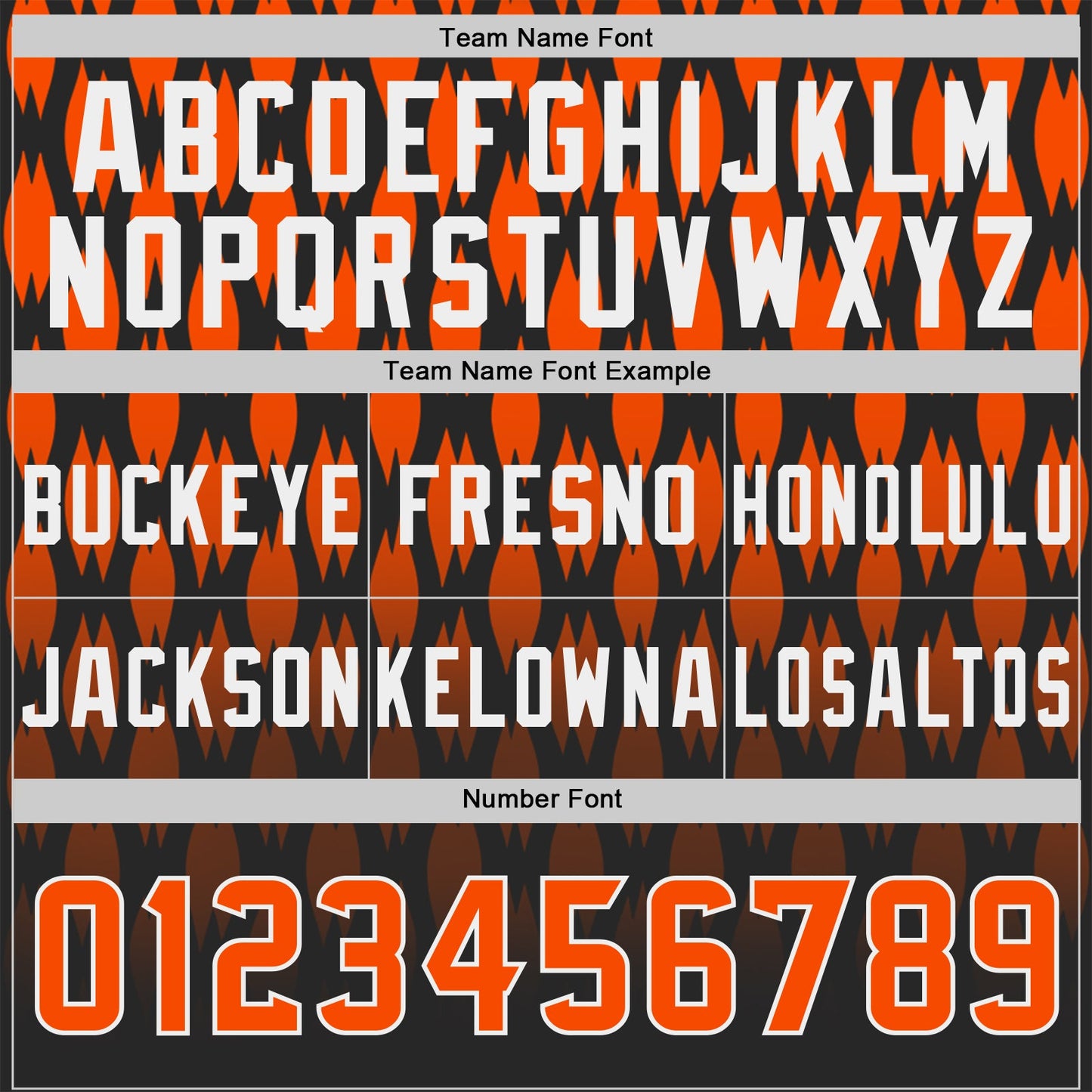 Custom Black Orange-White Authentic Geometric Pixel Grid Fade Football Jersey view 4