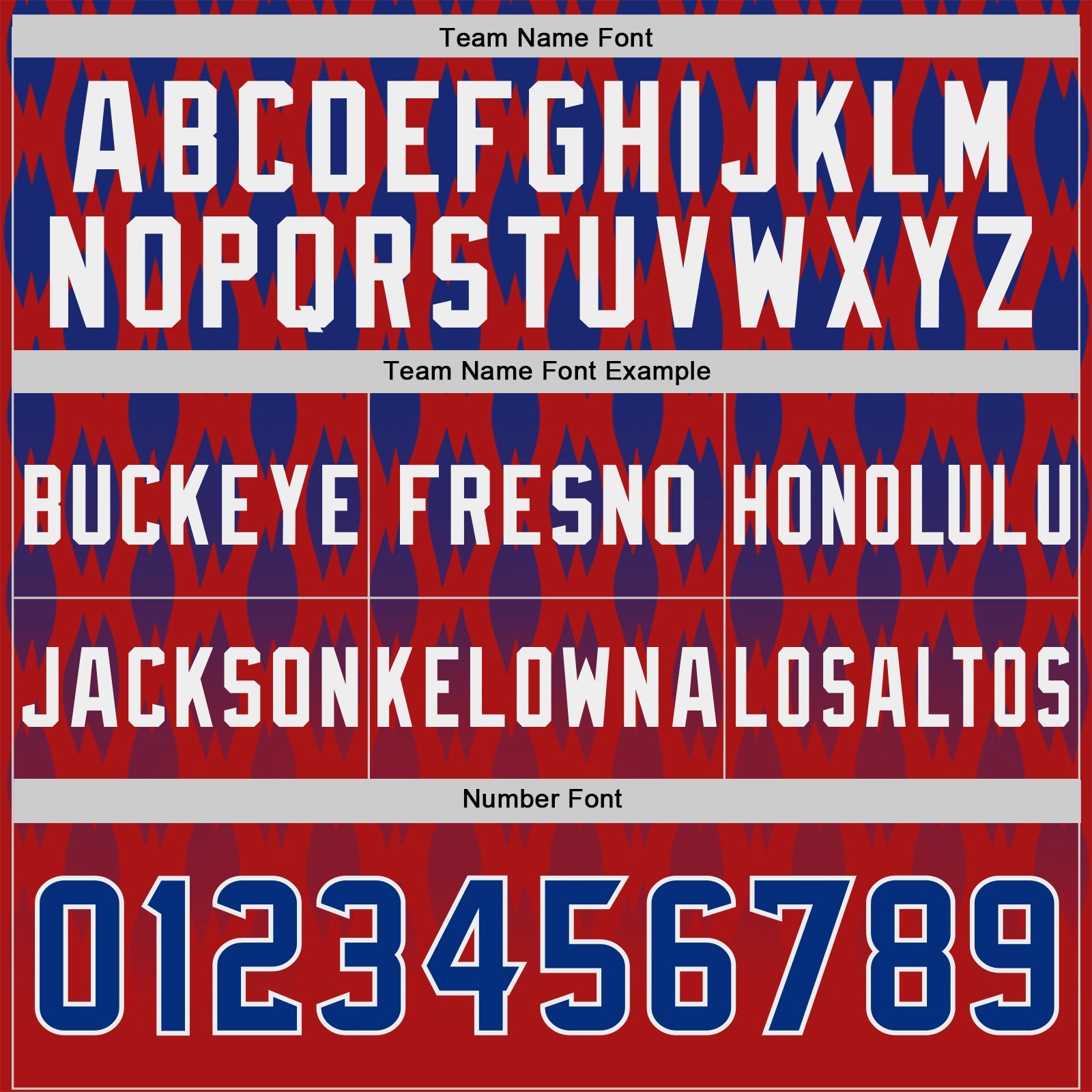 Custom Red Royal-White Authentic Geometric Pixel Grid Fade Football Jersey view 4